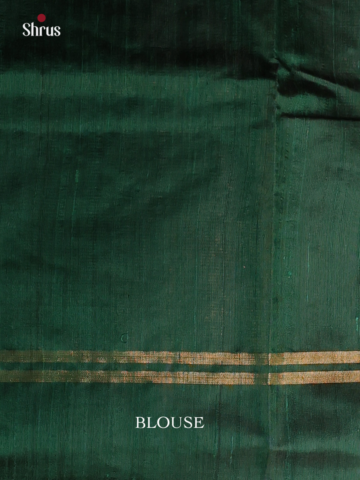 Green(Single Tone) - Raw Silk Saree - Shop on Shrus.com