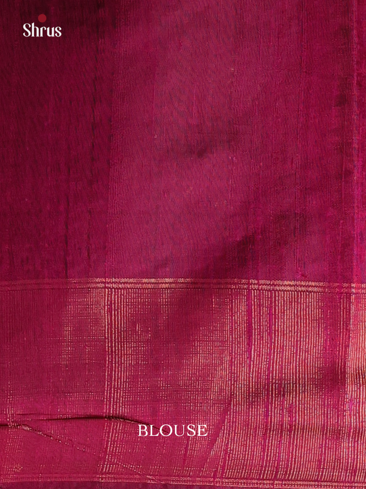 Brown & Maroon- Raw Silk Saree - Shop on Shrus.com