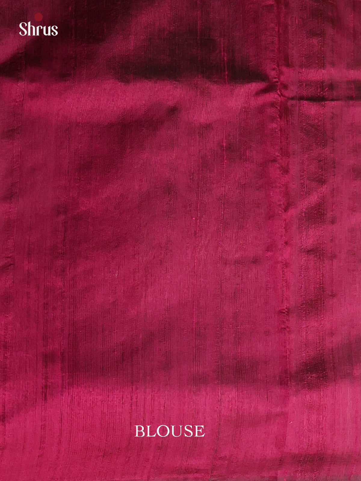 Wine(Single tone)- Raw Silk Saree - Shop on Shrus.com