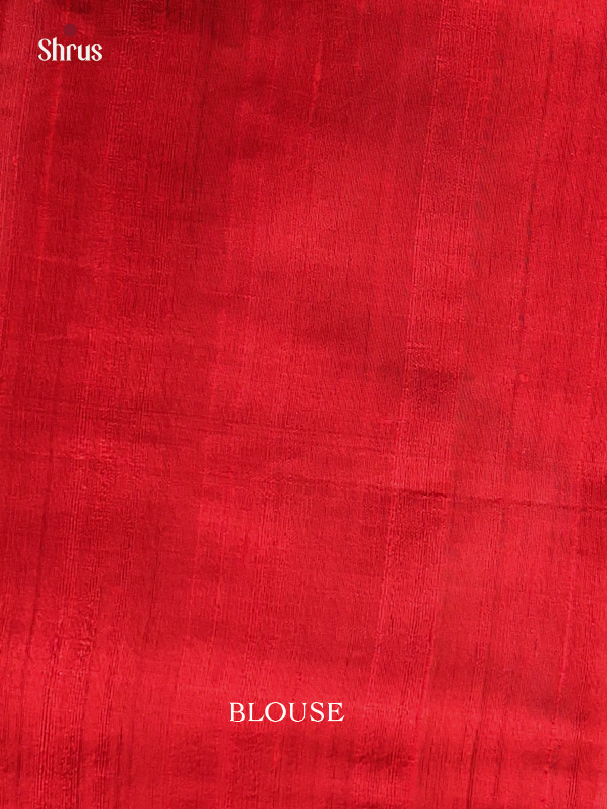 Red(Single tone)- Raw Silk Saree - Shop on Shrus.com