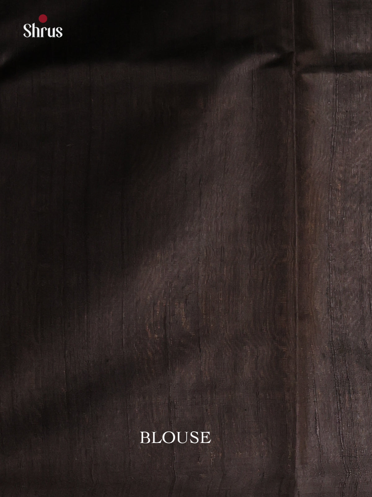 Black(Single Tone)- Raw Silk Saree - Shop on Shrus.com