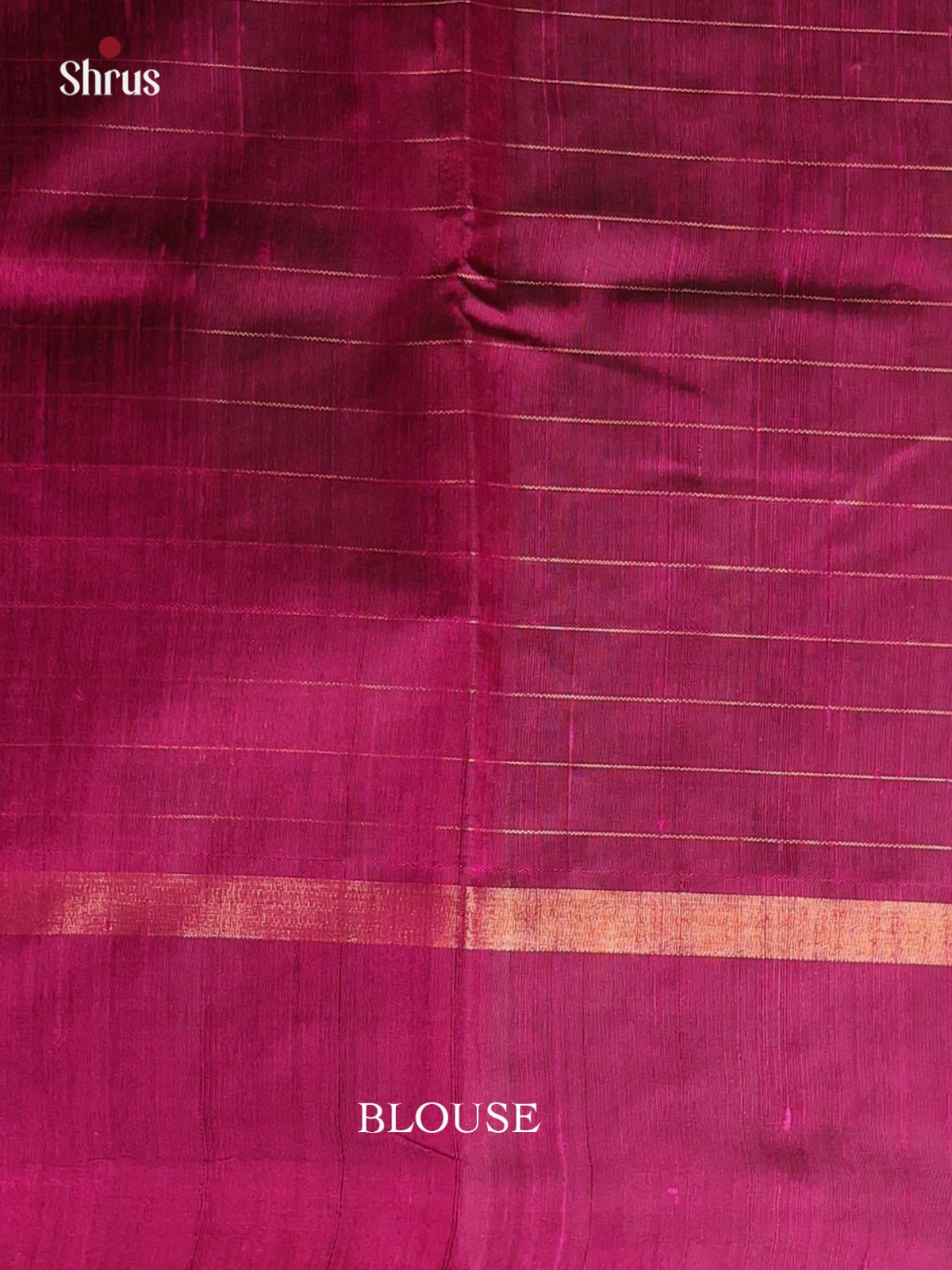 Wine(Single Tone) - Raw Silk Saree - Shop on Shrus.com