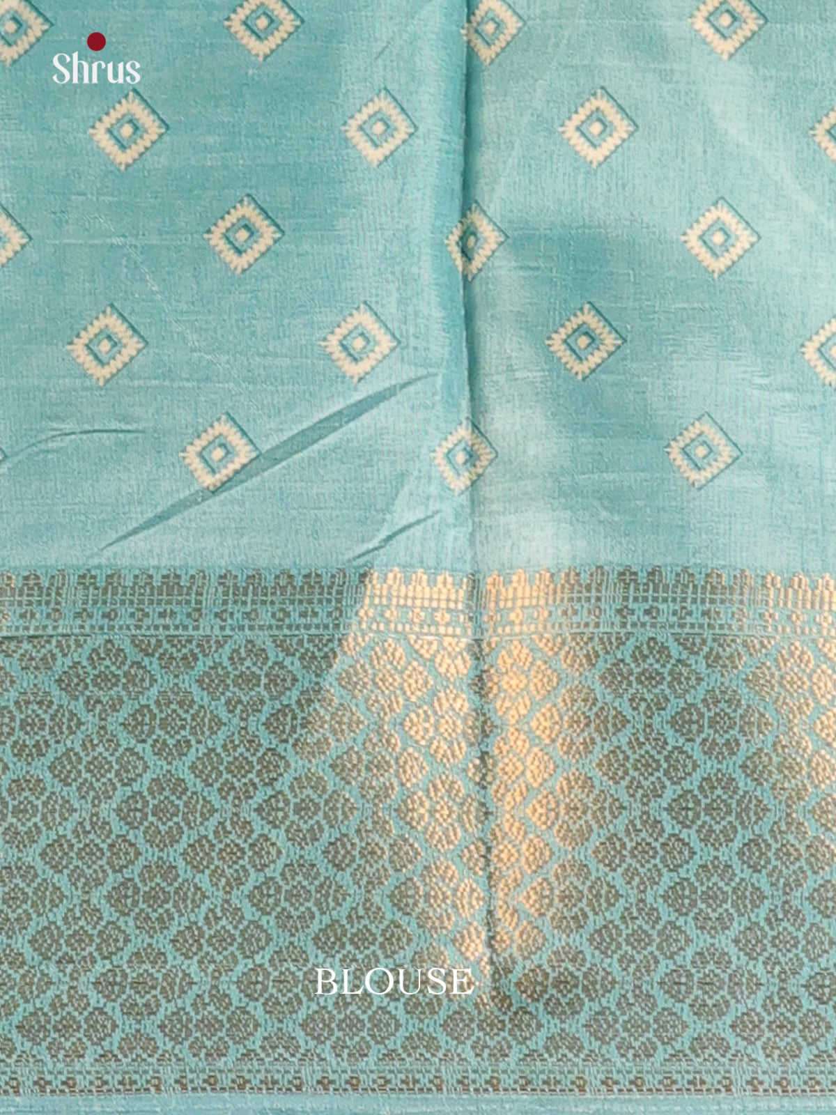 Blue - Semi Crepe Saree - Shop on Shrus.com
