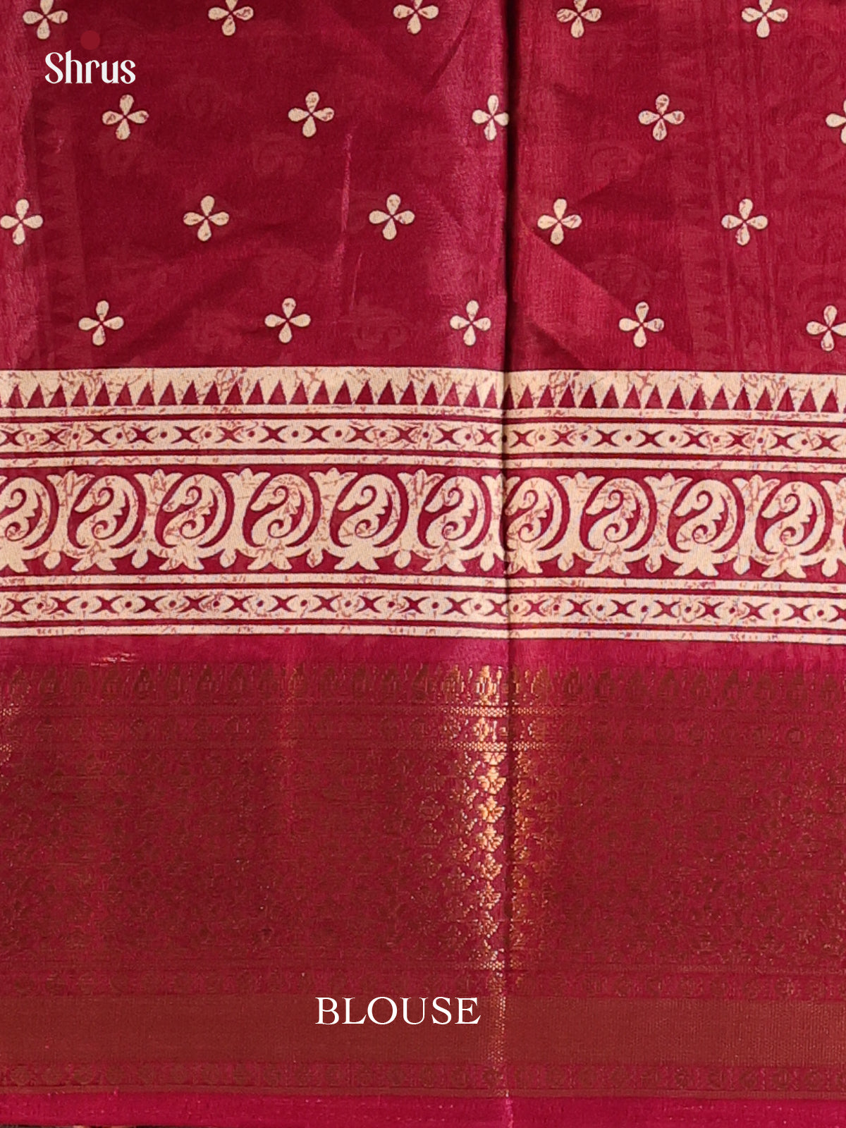 Wine - Semi Crepe Saree - Shop on Shrus.com