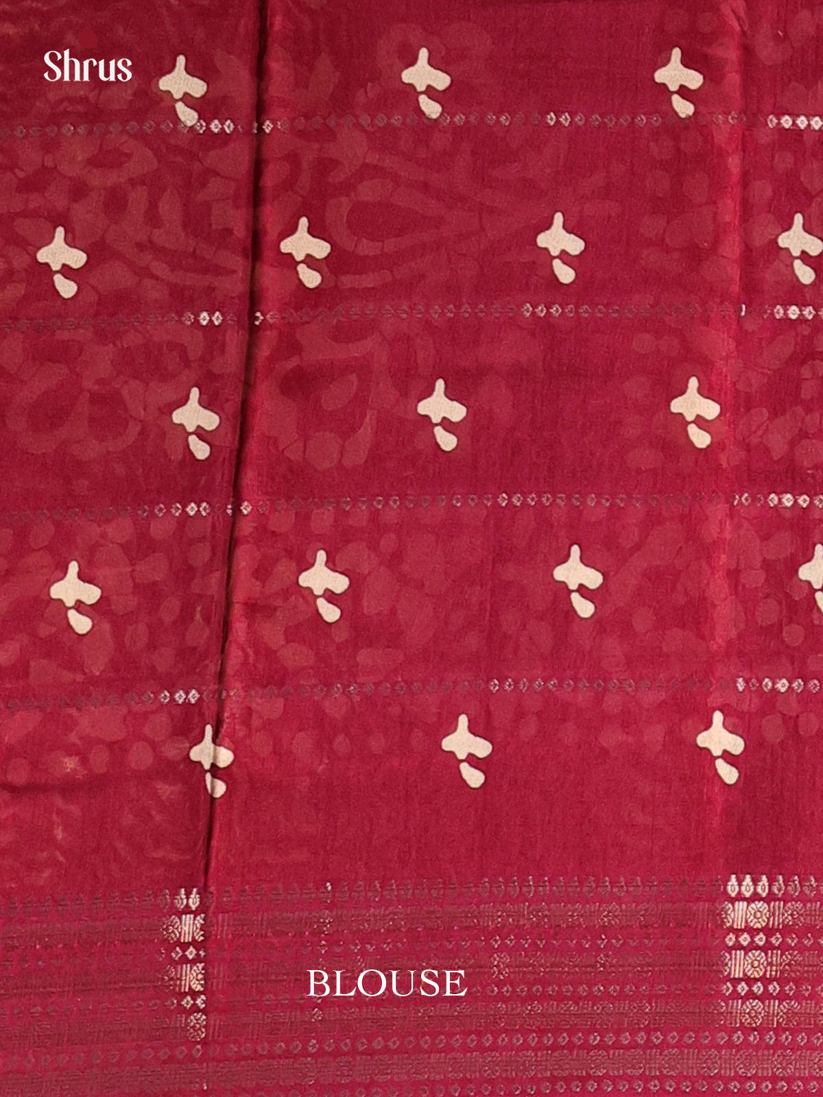 Maroon - Semi Crepe Saree - Shop on Shrus.com
