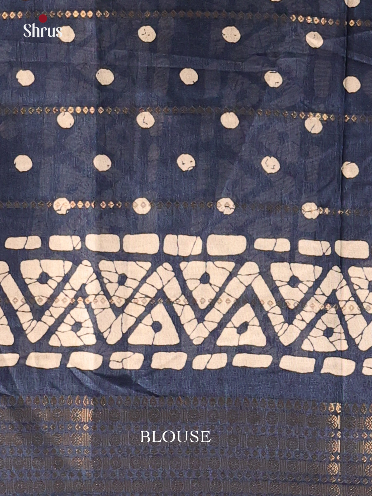 Blue - Semi Crepe Saree - Shop on Shrus.com