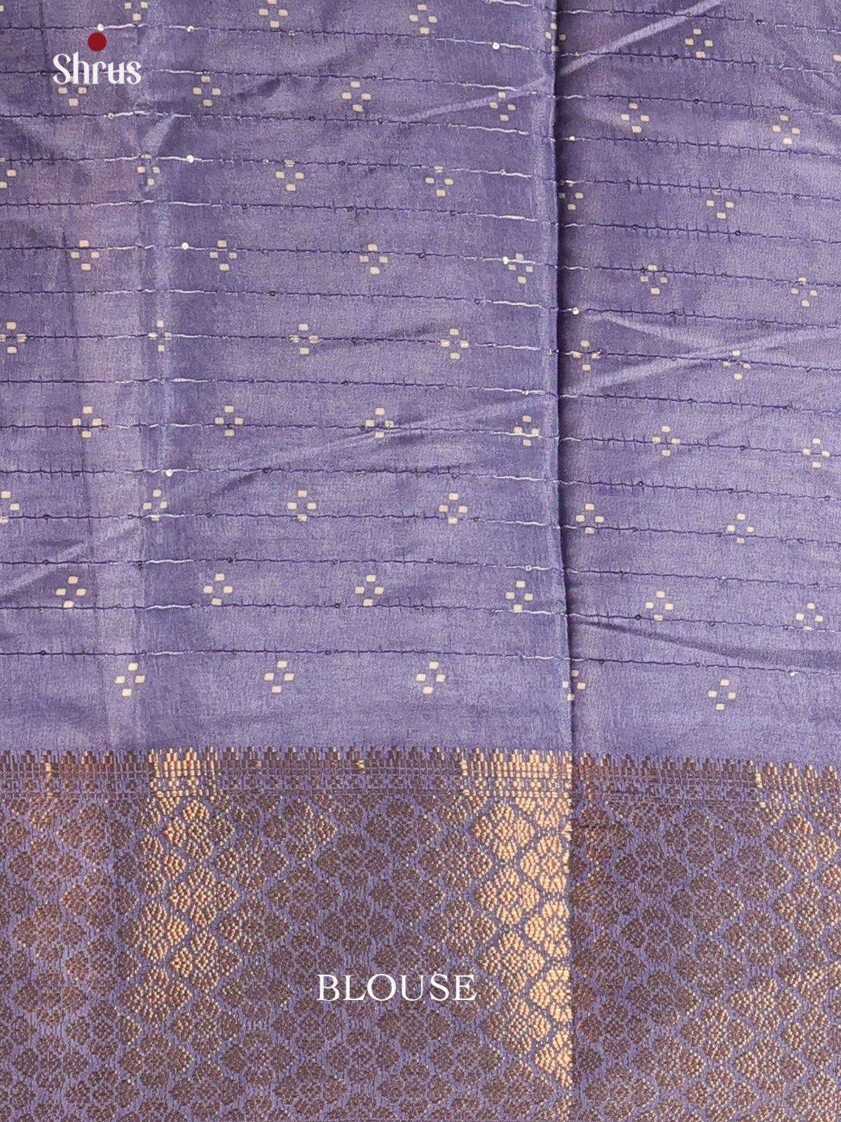 Lavender - Semi Crepe Saree - Shop on Shrus.com