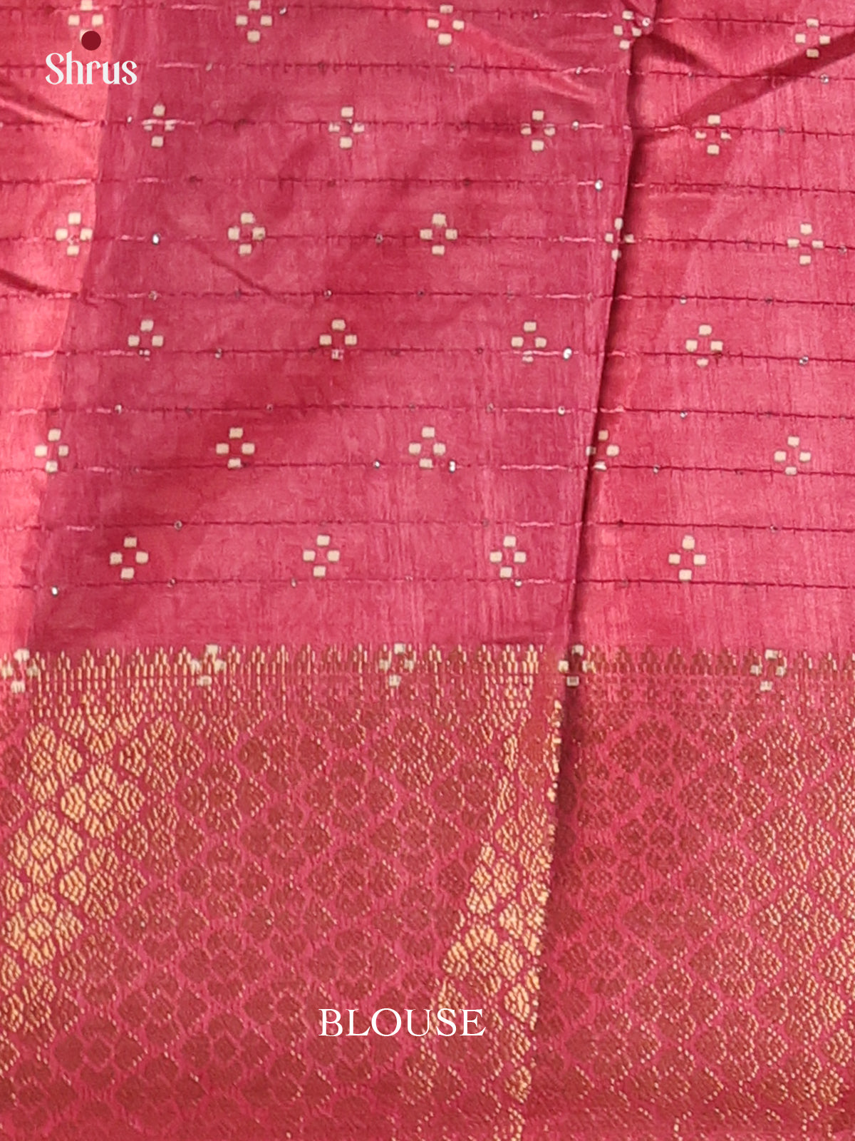 Pink - Semi Crepe Saree - Shop on Shrus.com