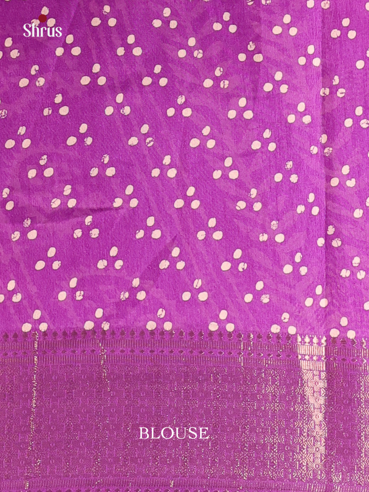 Purple- Semi Crepe Saree - Shop on Shrus.com