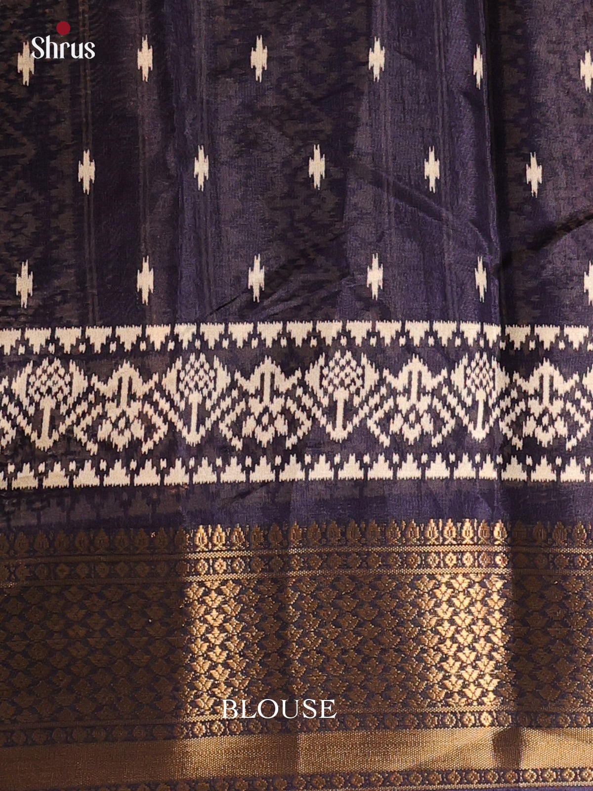 Violet- Semi Crepe Saree - Shop on Shrus.com