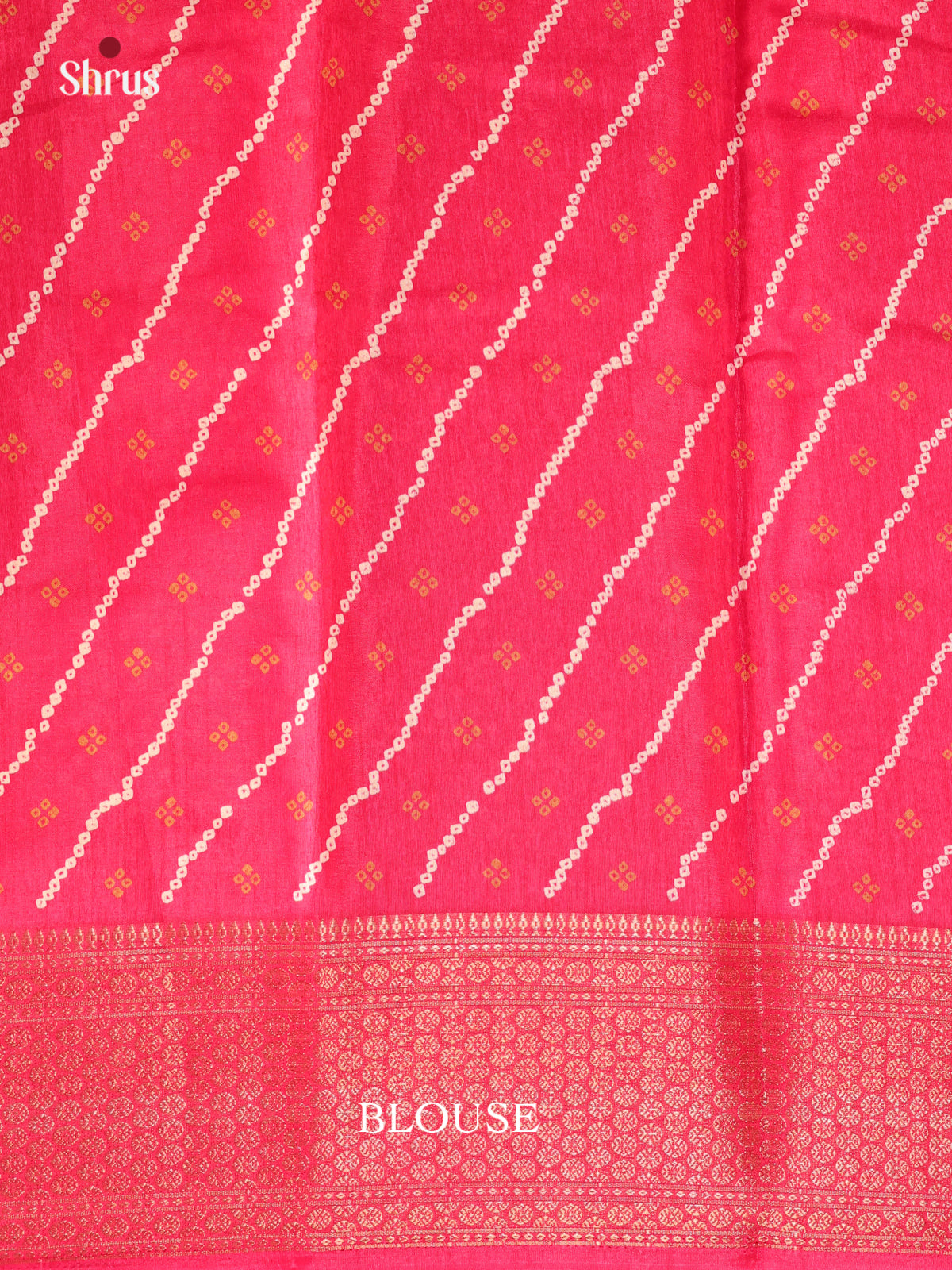 Pink- Semi Crepe Saree - Shop on Shrus.com