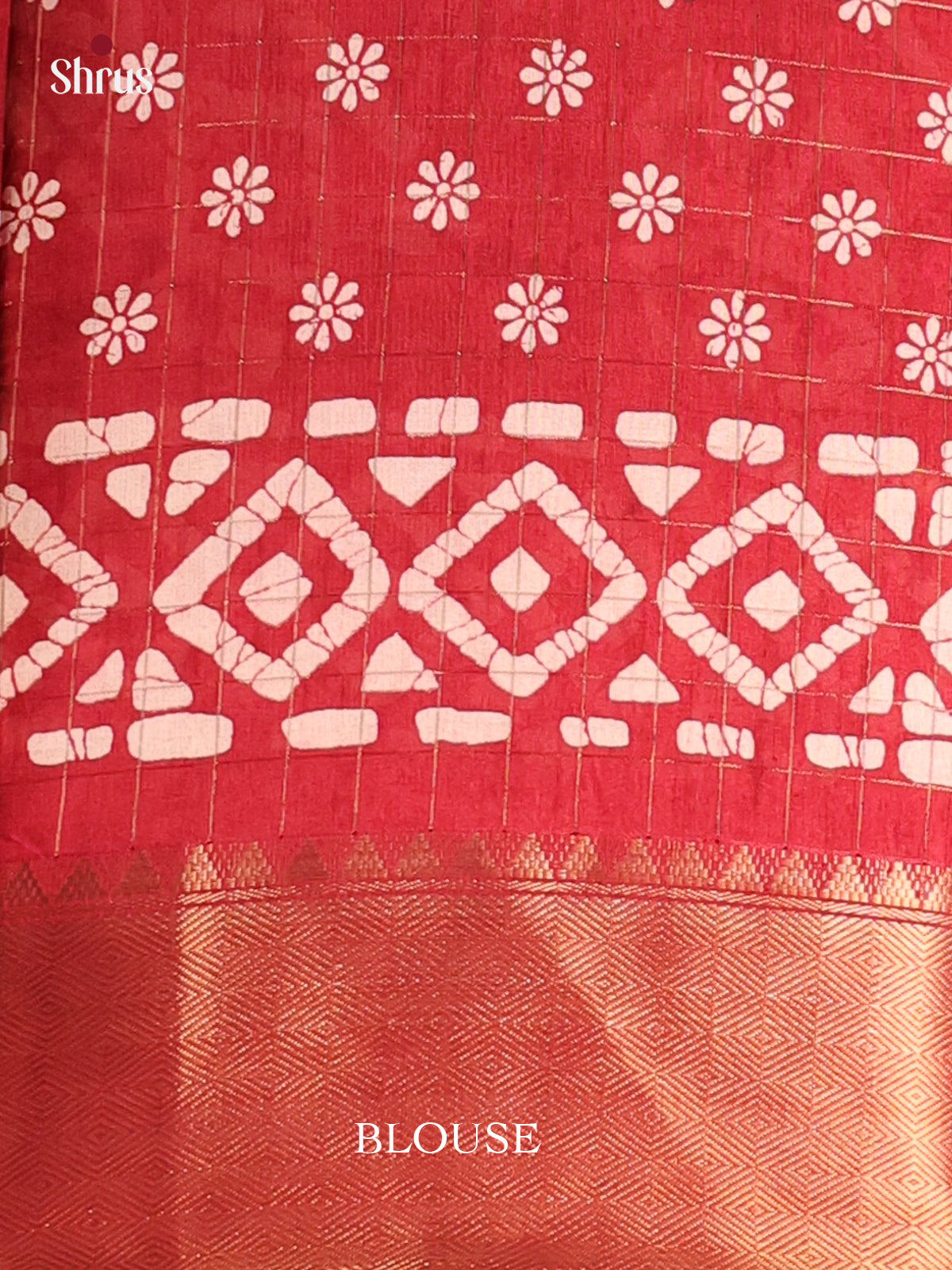 Maroon- Semi Crepe Saree - Shop on Shrus.com