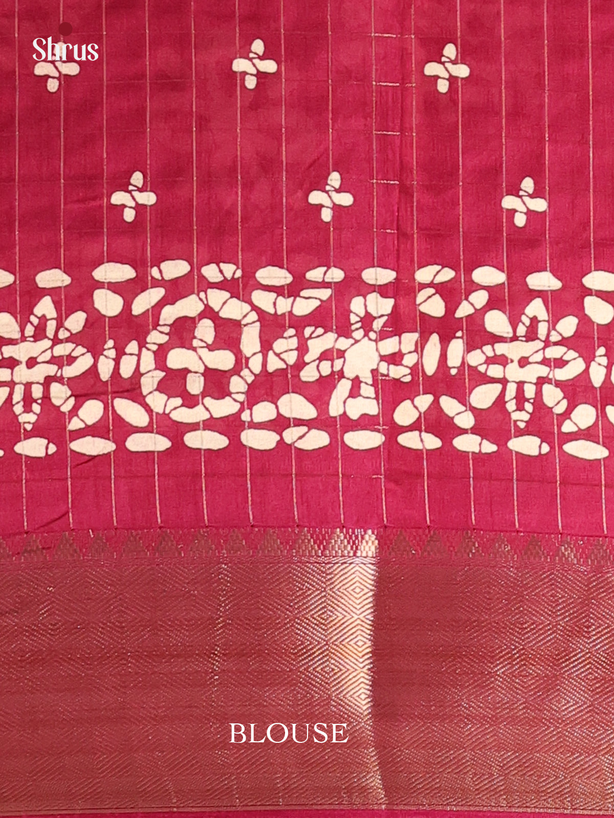 Maroon - Semi Crepe Saree - Shop on Shrus.com