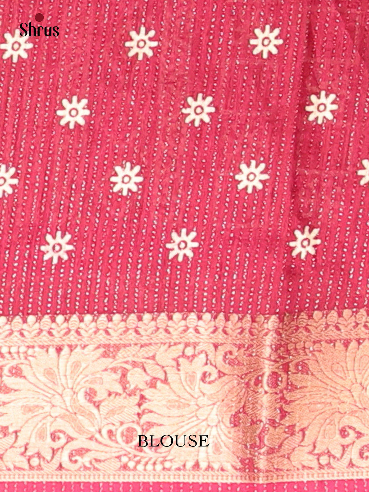 Maroon - Semi Crepe Saree - Shop on Shrus.com