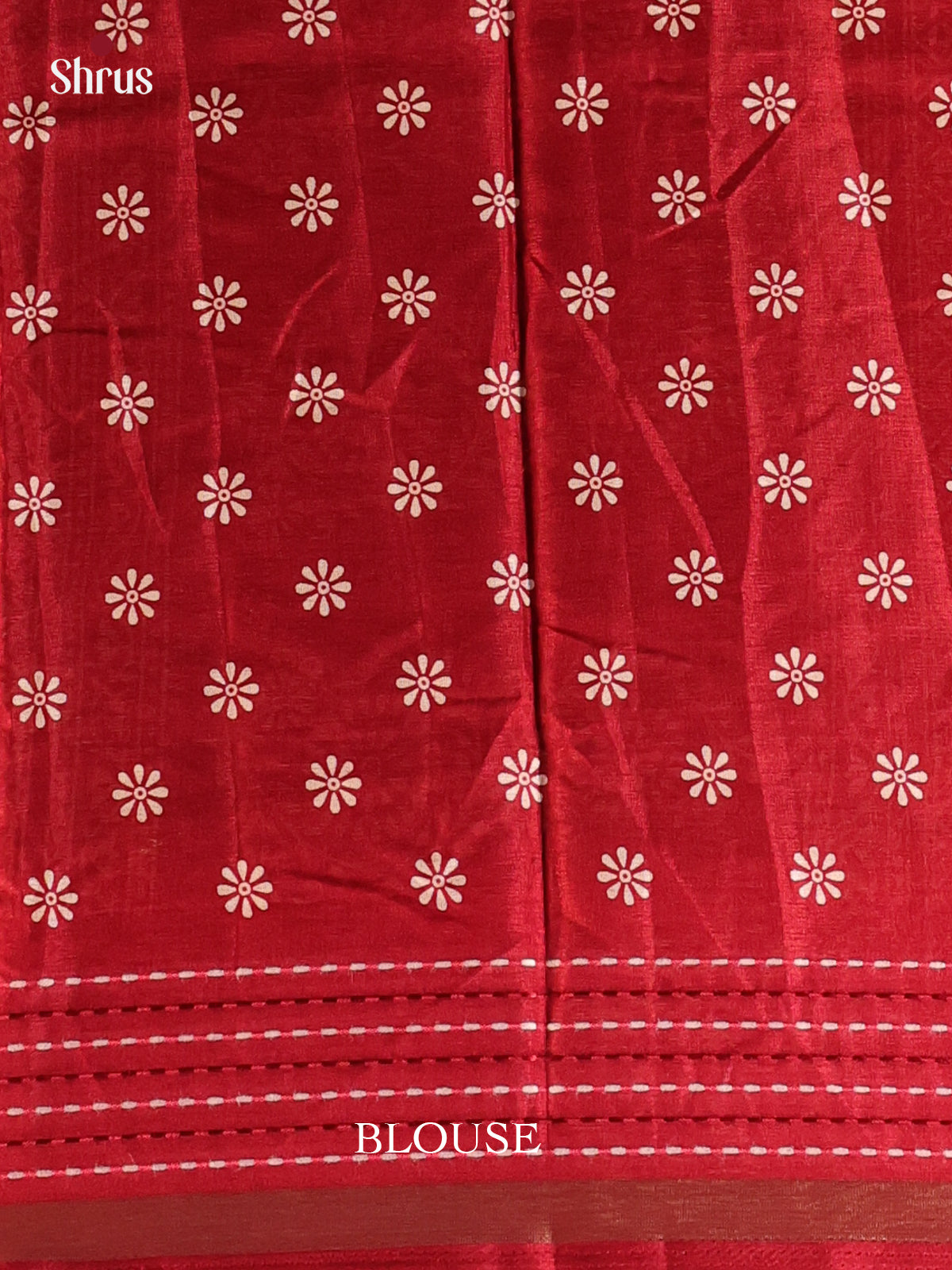 Maroon - Semi Crepe Saree - Shop on Shrus.com