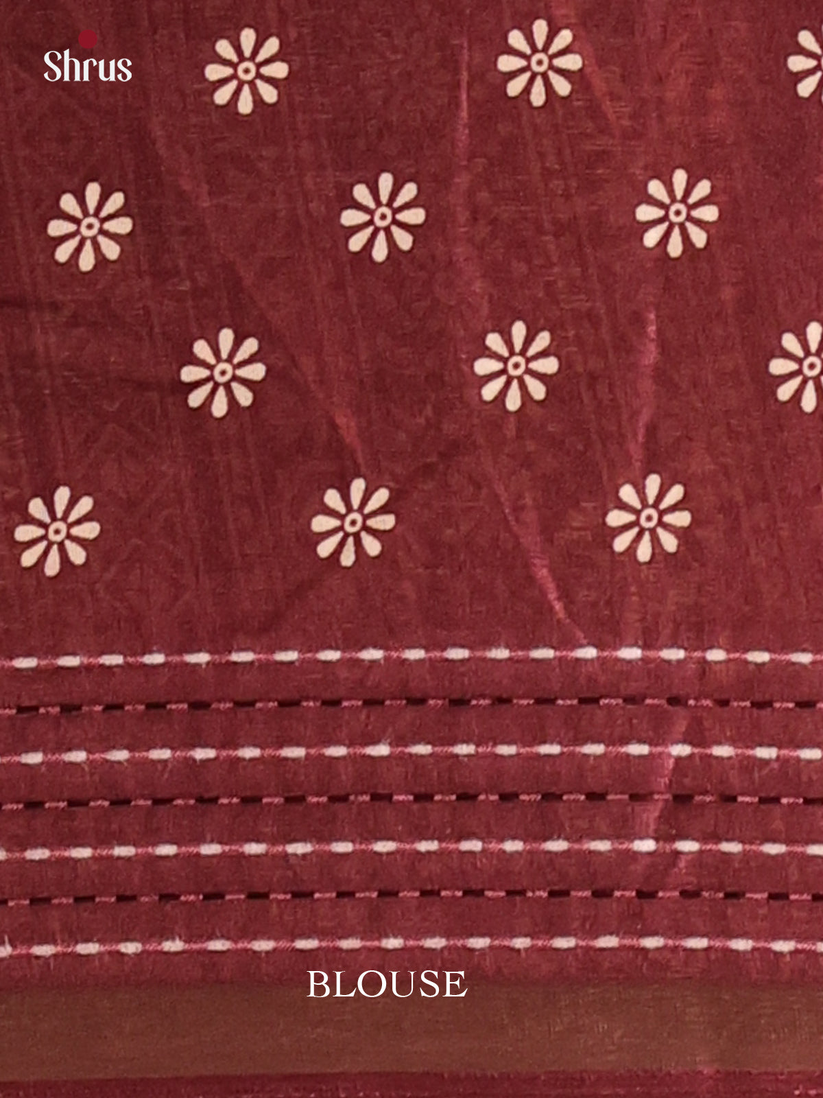 Brown - Semi Crepe Saree - Shop on Shrus.com