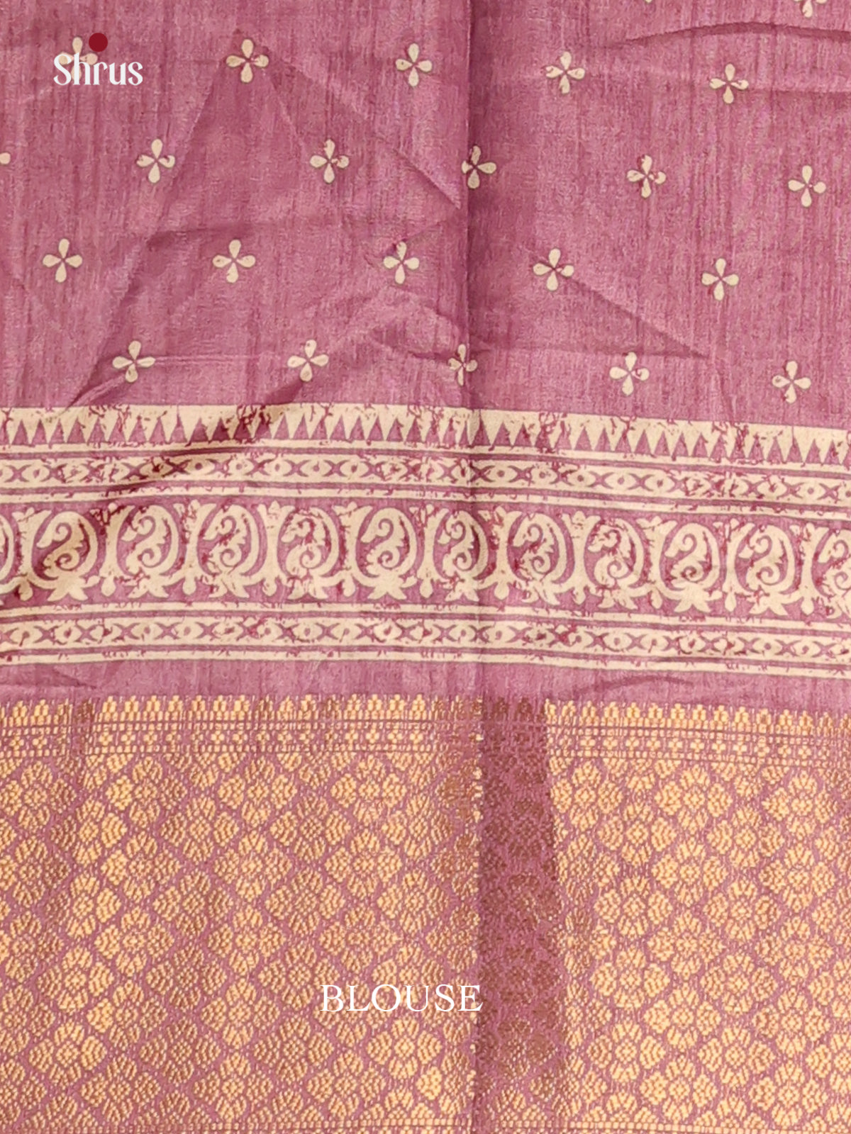 Lavender - Semi Crepe Saree - Shop on Shrus.com