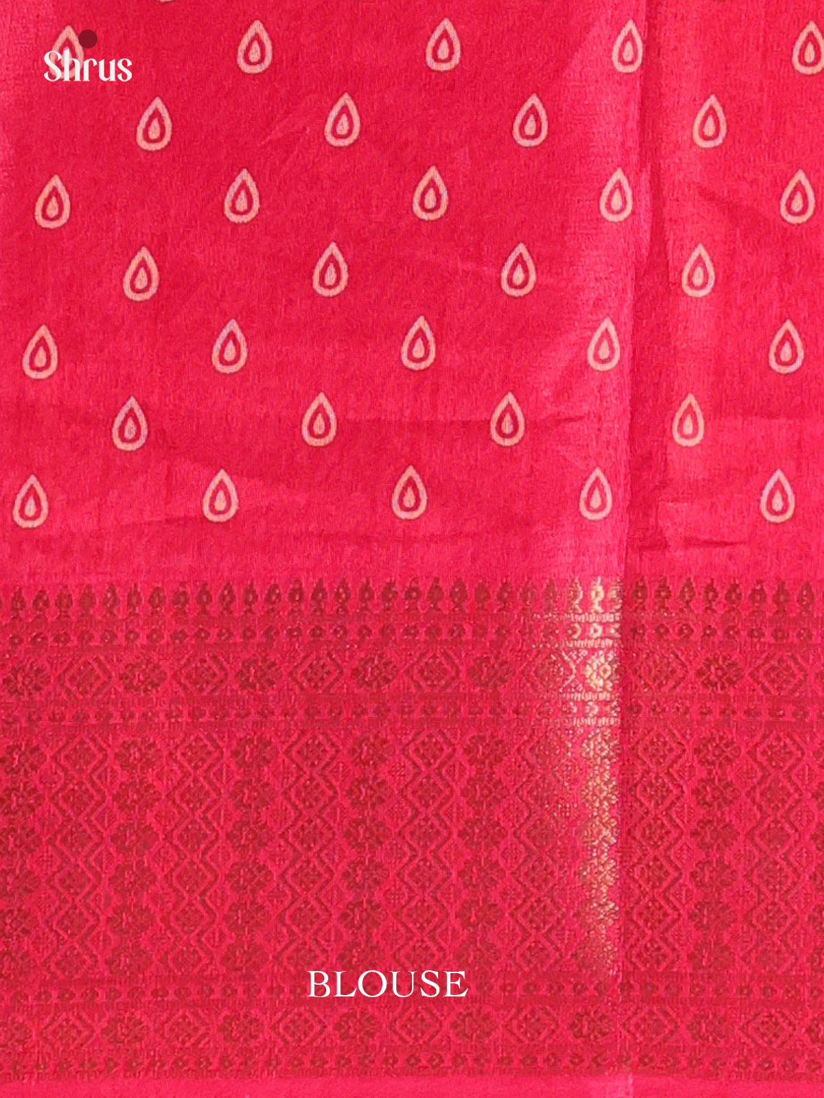 Pink- Semi Crepe Saree - Shop on Shrus.com