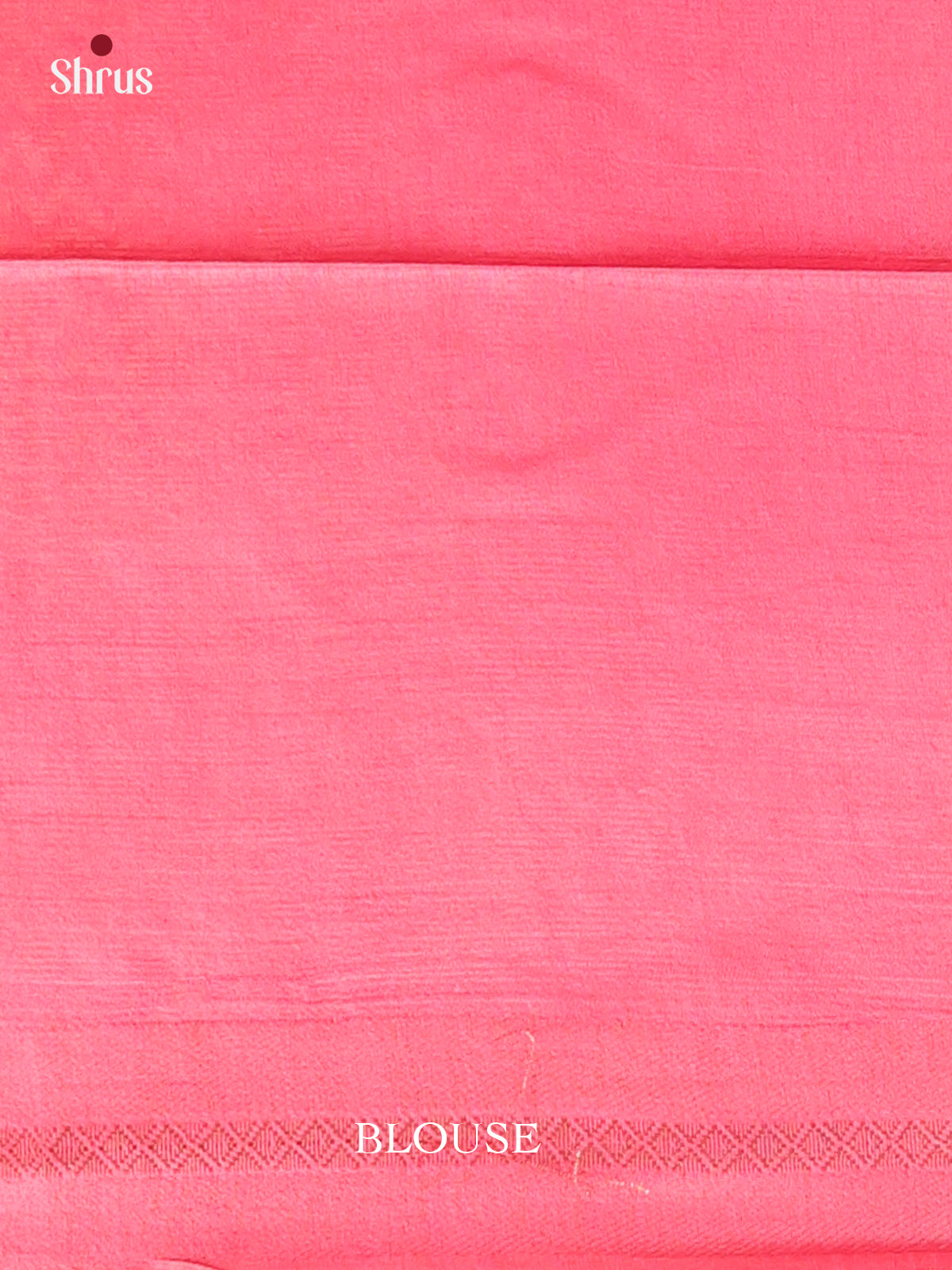 Cream & Pink - Shibori Saree - Shop on Shrus.com