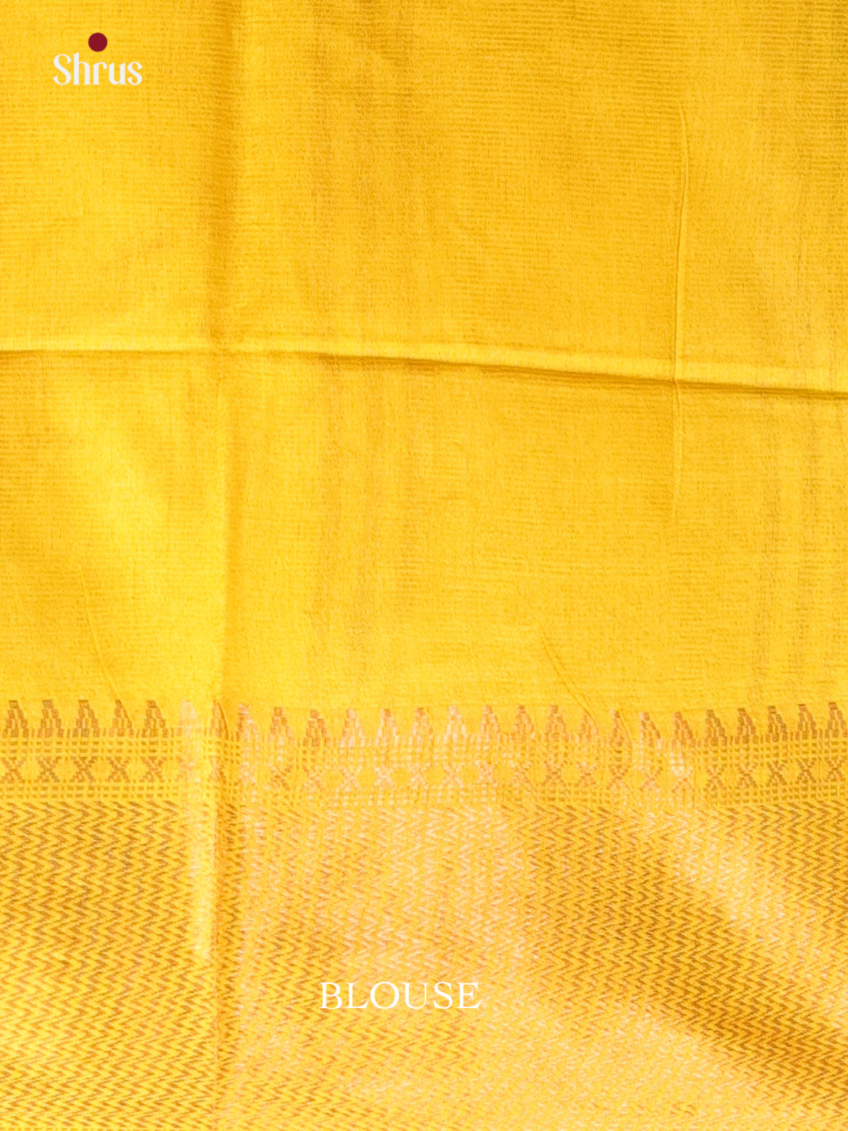 Brown & Yellow - Shibori Saree - Shop on Shrus.com