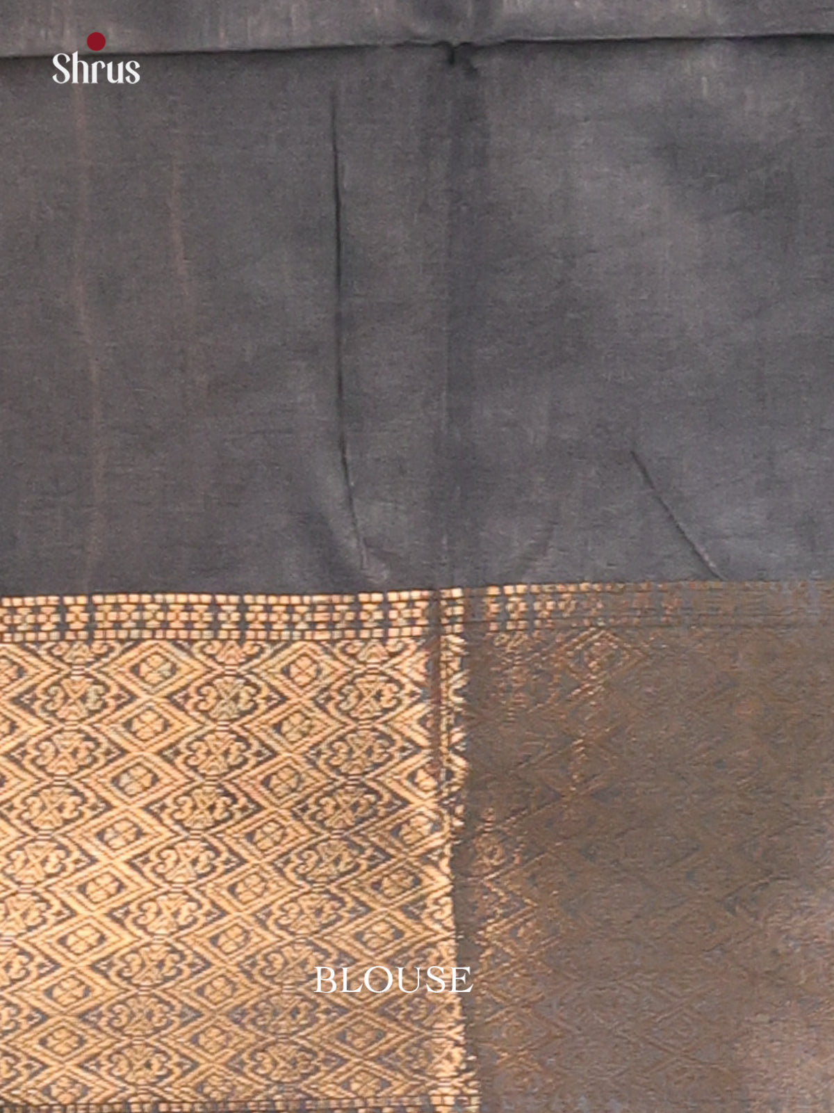 Cream & Black - Shibori Saree - Shop on Shrus.com