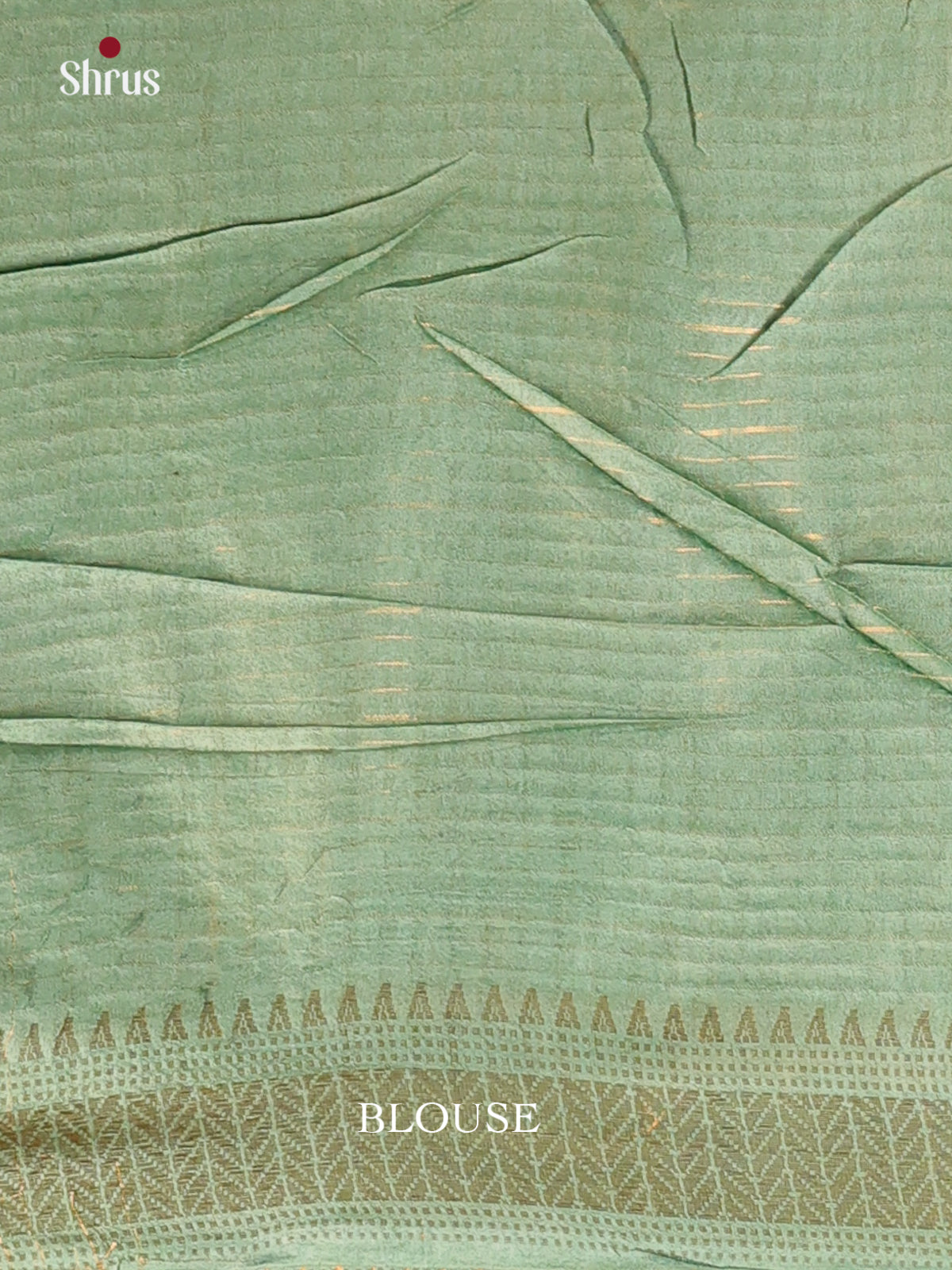 Green & Mint - Shibori Saree - Shop on Shrus.com