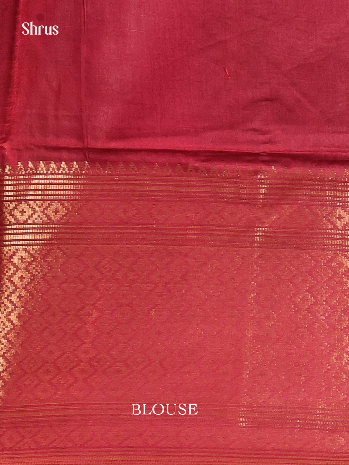 Brown & Maroon- Shibori Saree - Shop on Shrus.com