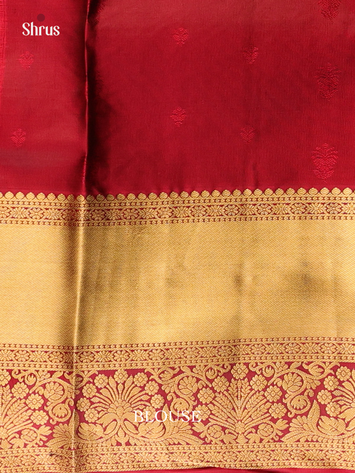 Green & Maroon - Kanchipuram silk Saree - Shop on Shrus.com