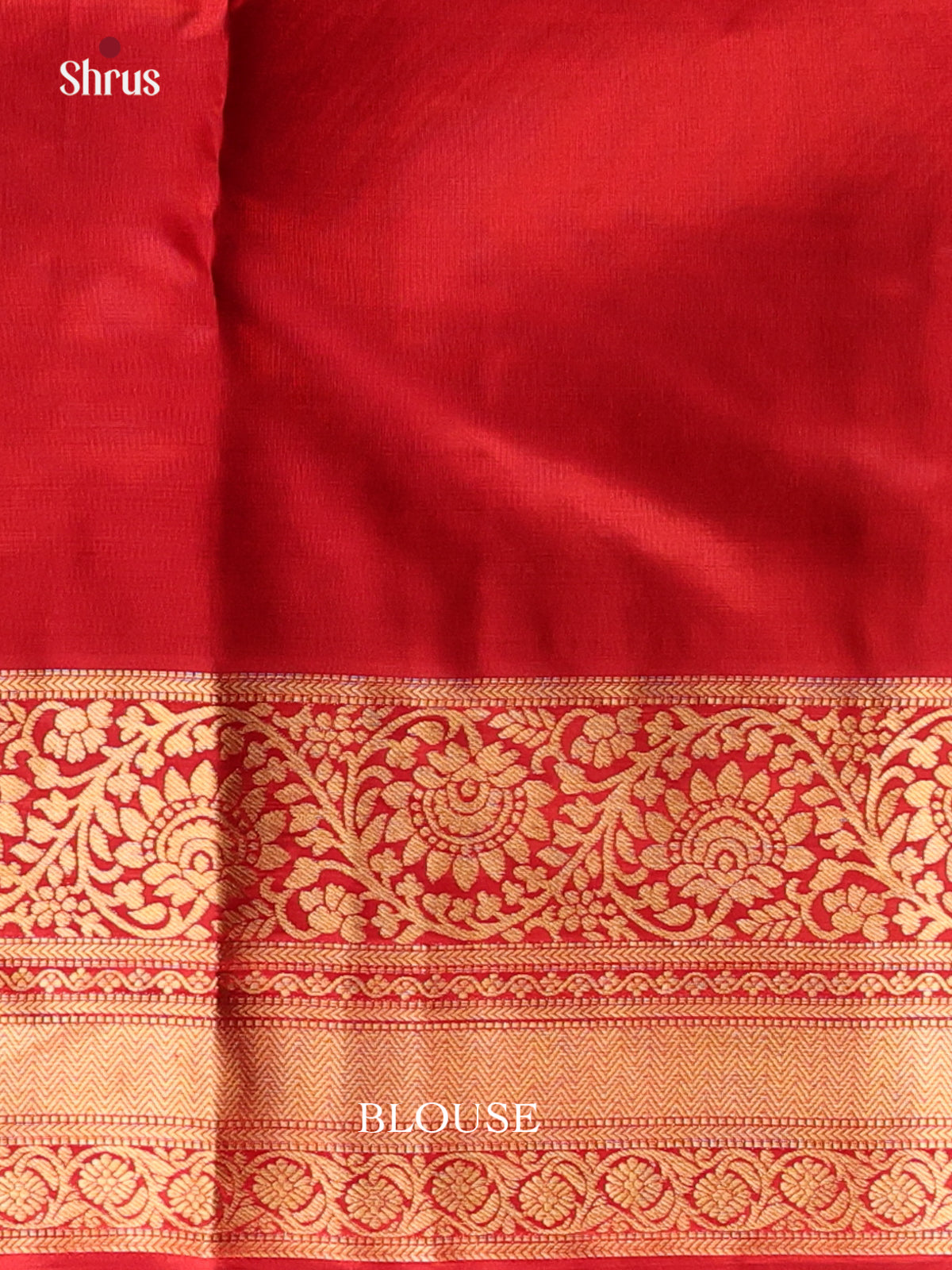 Pastel Green & Red - Kanchipuram silk Saree - Shop on Shrus.com