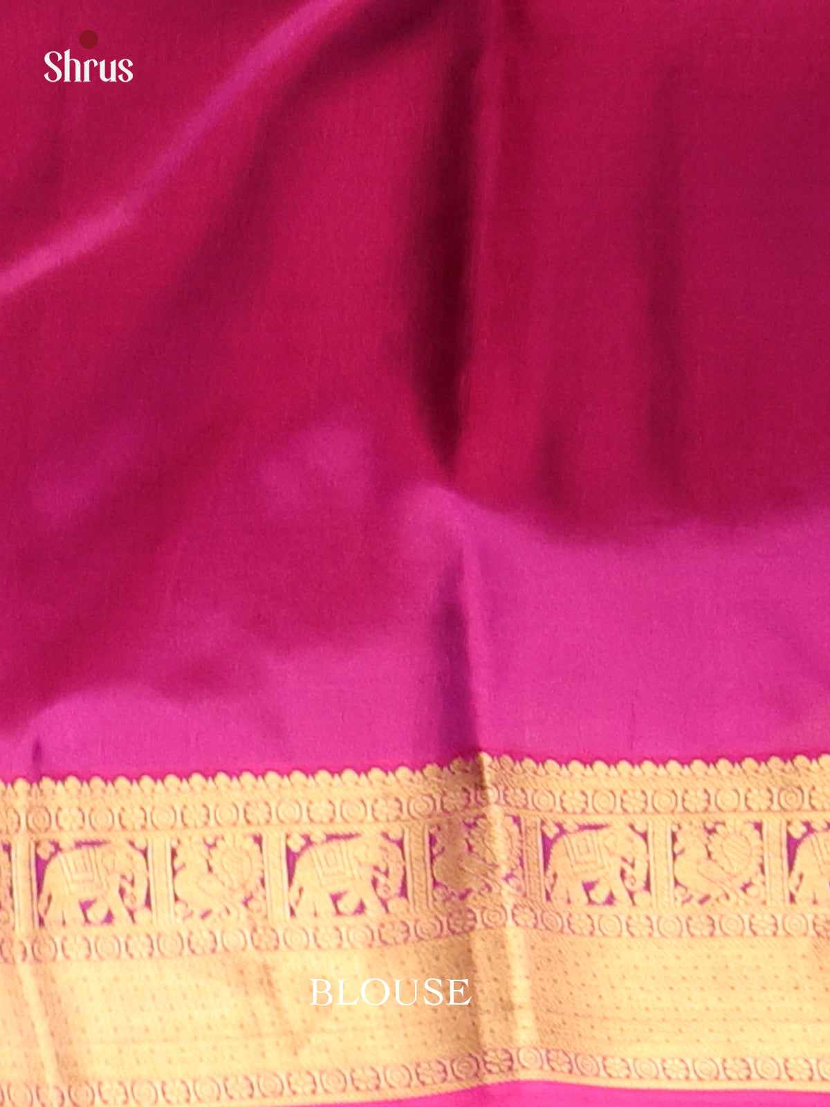 Violet & Majenta - Kanchipuram silk Saree - Shop on Shrus.com