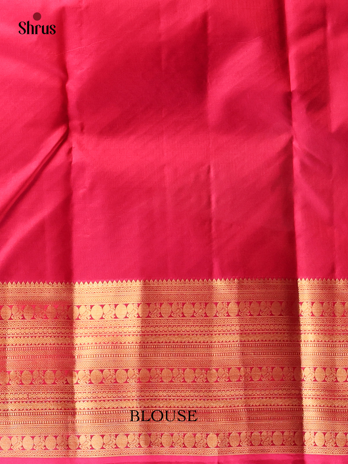 Purple & Pink- Kanchipuram silk Saree - Shop on Shrus.com