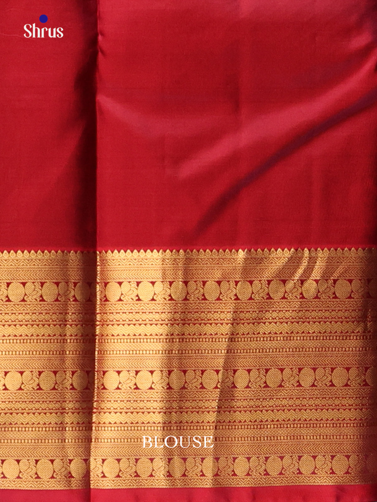 Wine & Maroon - Kanchipuram silk Saree - Shop on Shrus.com