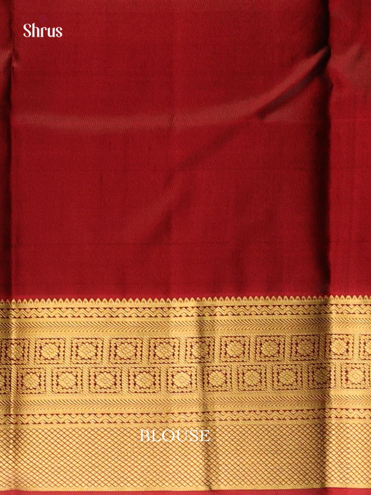Green & Maroon- Kanchipuram silk Saree - Shop on Shrus.com