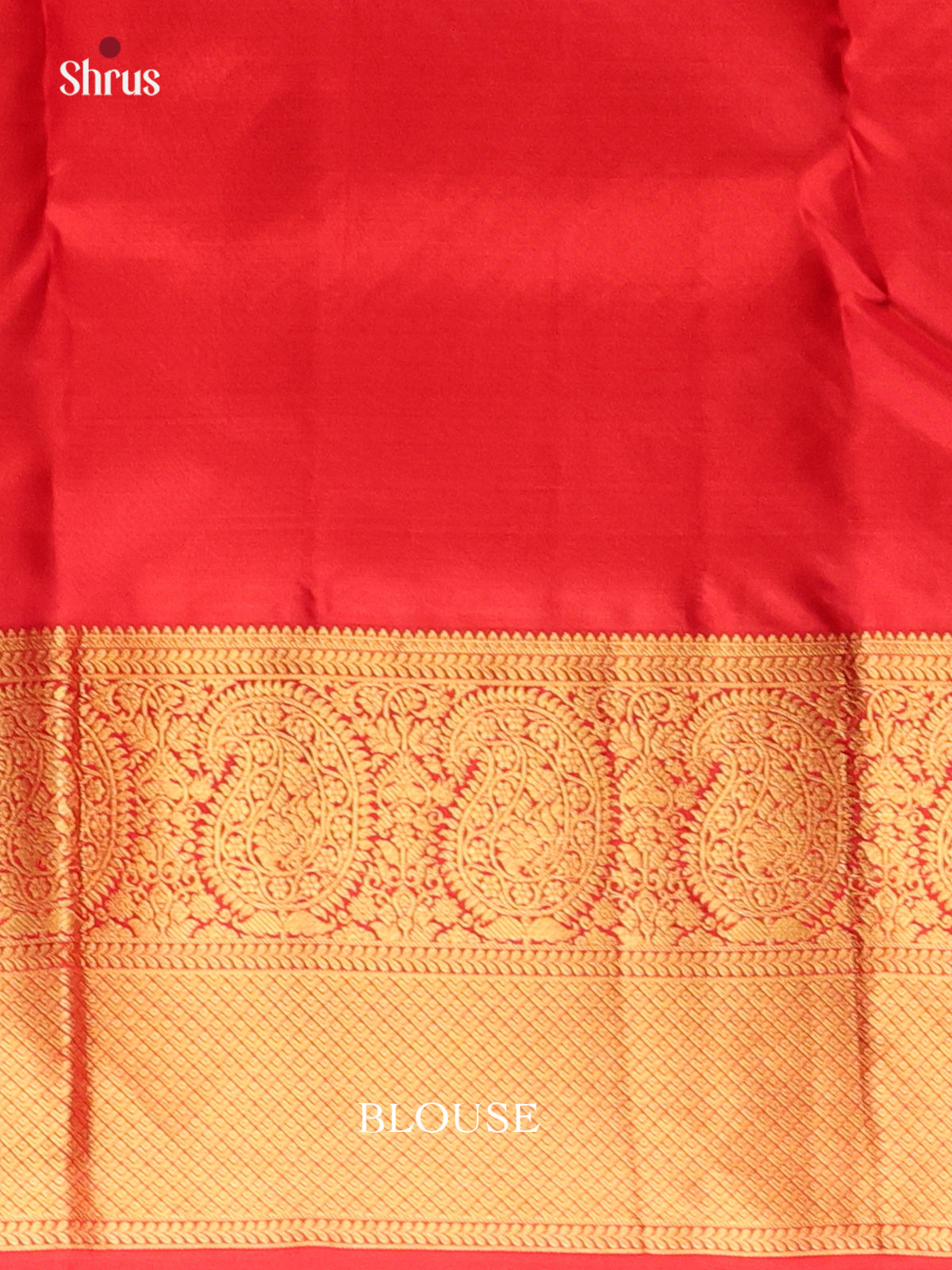Green & Red - Kanchipuram silk Saree - Shop on Shrus.com