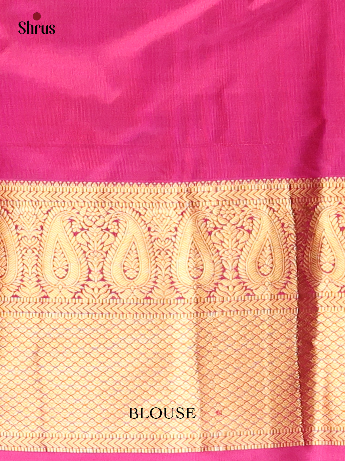 Mustard & Purple - Kanchipuram silk Saree - Shop on Shrus.com