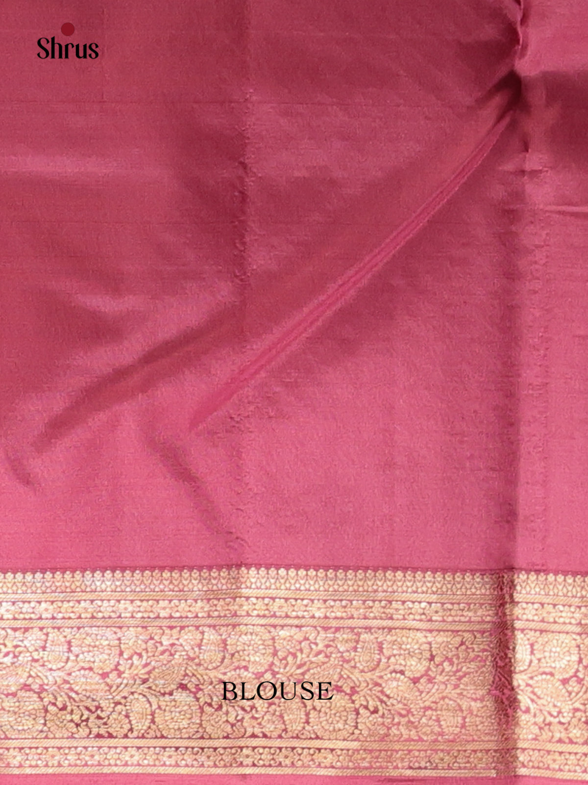 Pink(single Tone) - Kanchipuram silk Saree - Shop on Shrus.com