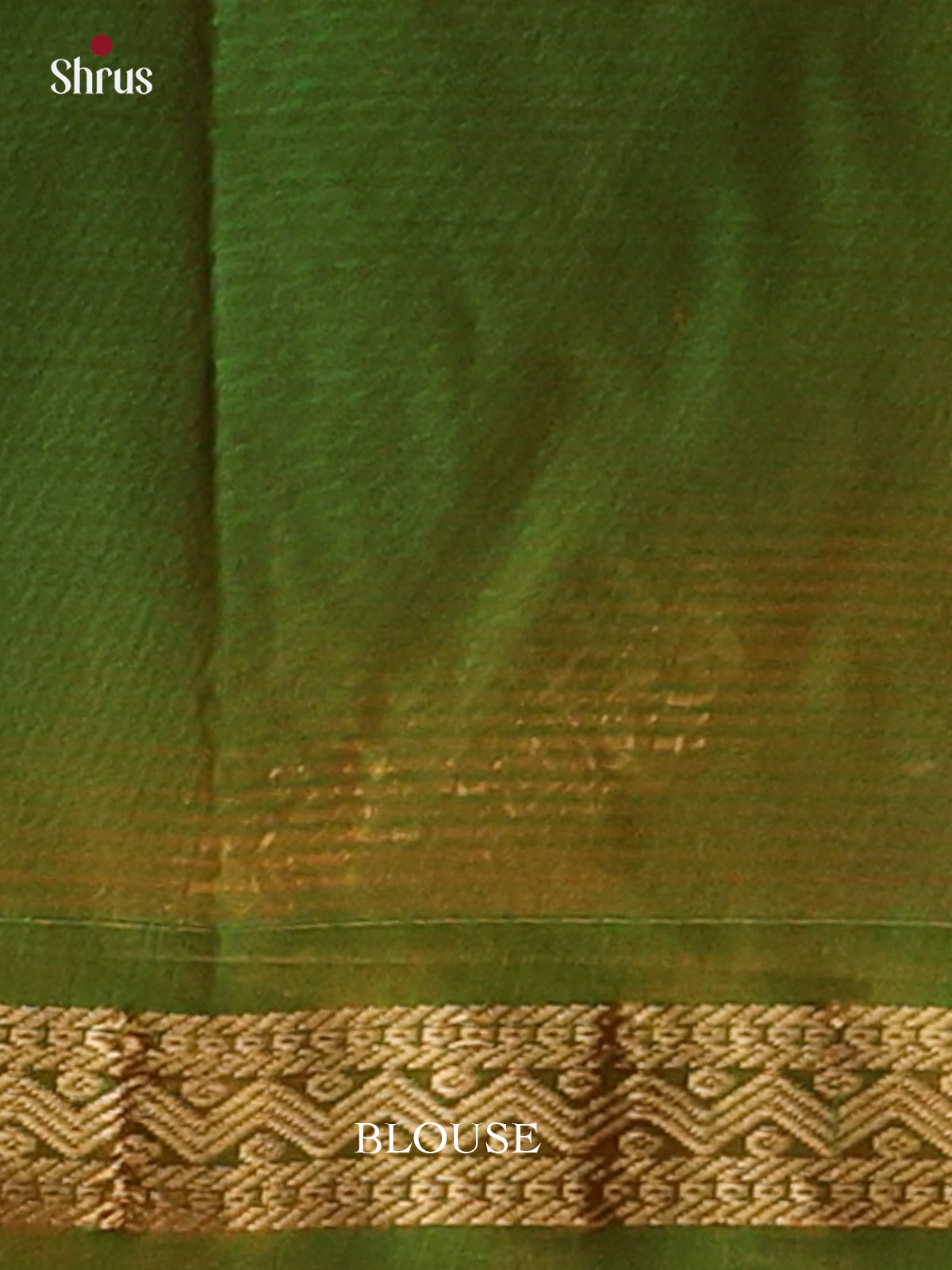 Orange & Green - Kanchipuram silk Saree - Shop on Shrus.com