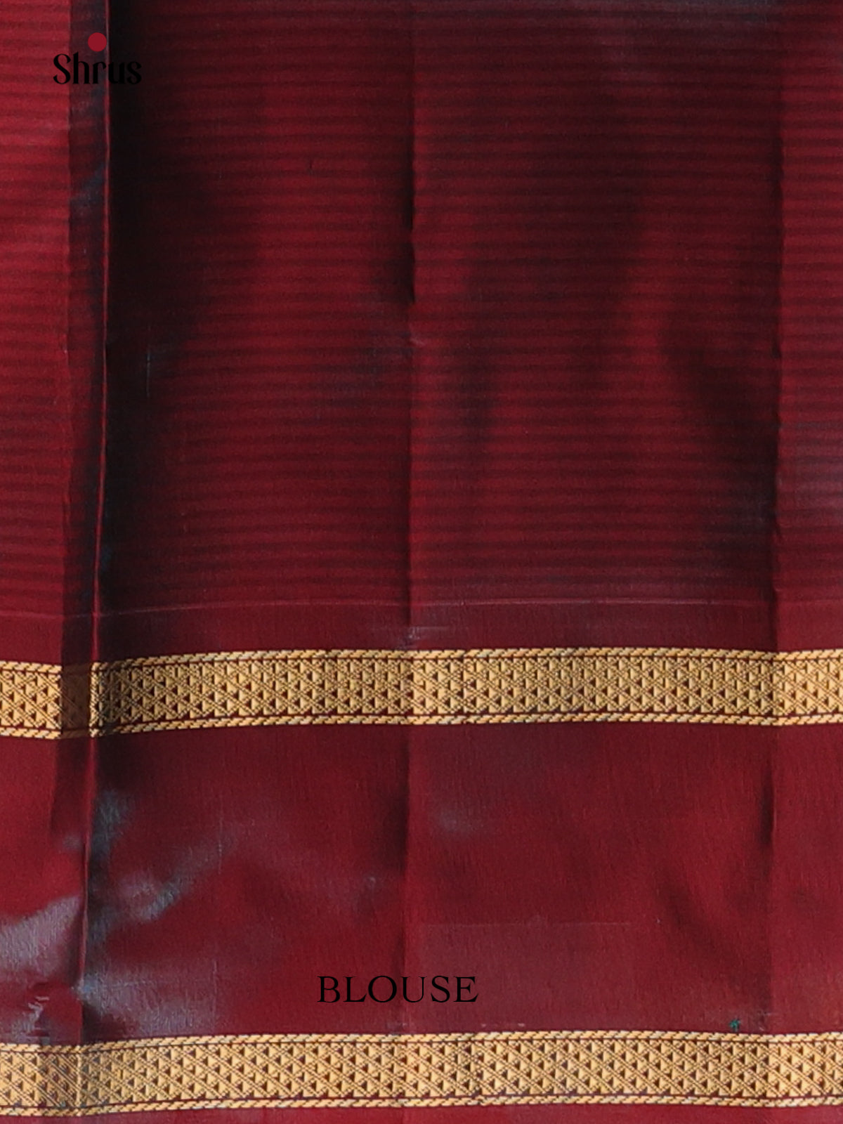 Blue & Wine- Kanchipuram silk Saree - Shop on Shrus.com
