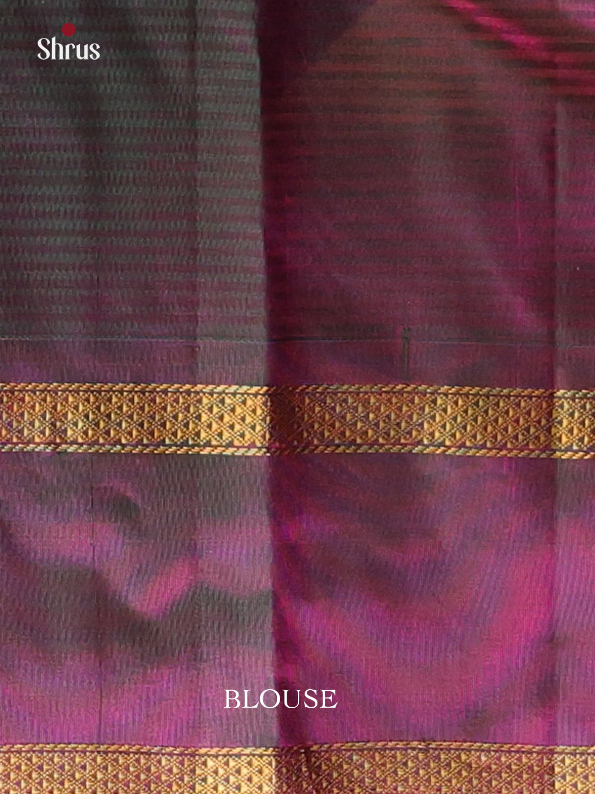 Pink & Purple - Kanchipuram silk Saree - Shop on Shrus.com