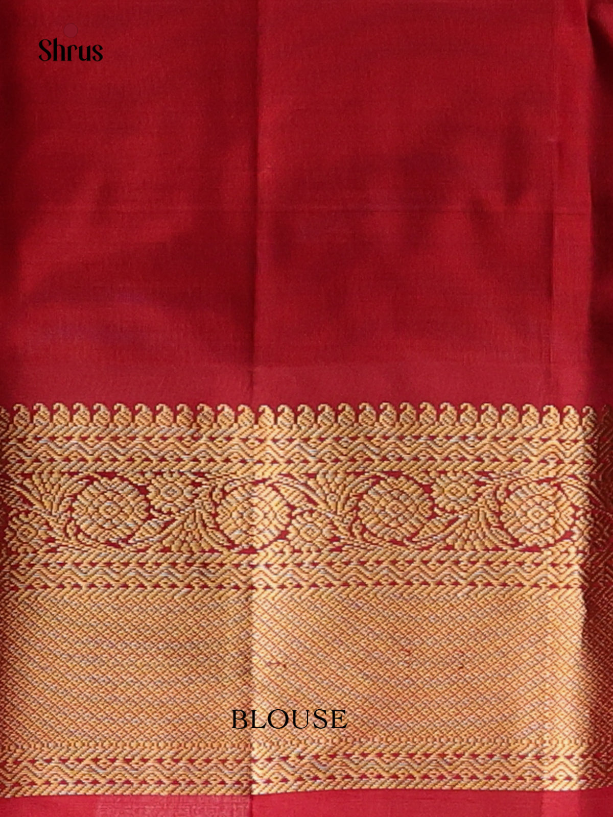 Parrot Green & Maroon - Kanchipuram silk Saree - Shop on Shrus.com