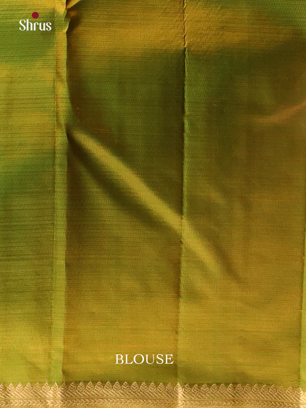 Leaf Green(Single Tone)- Kanchipuram silk Saree - Shop on Shrus.com