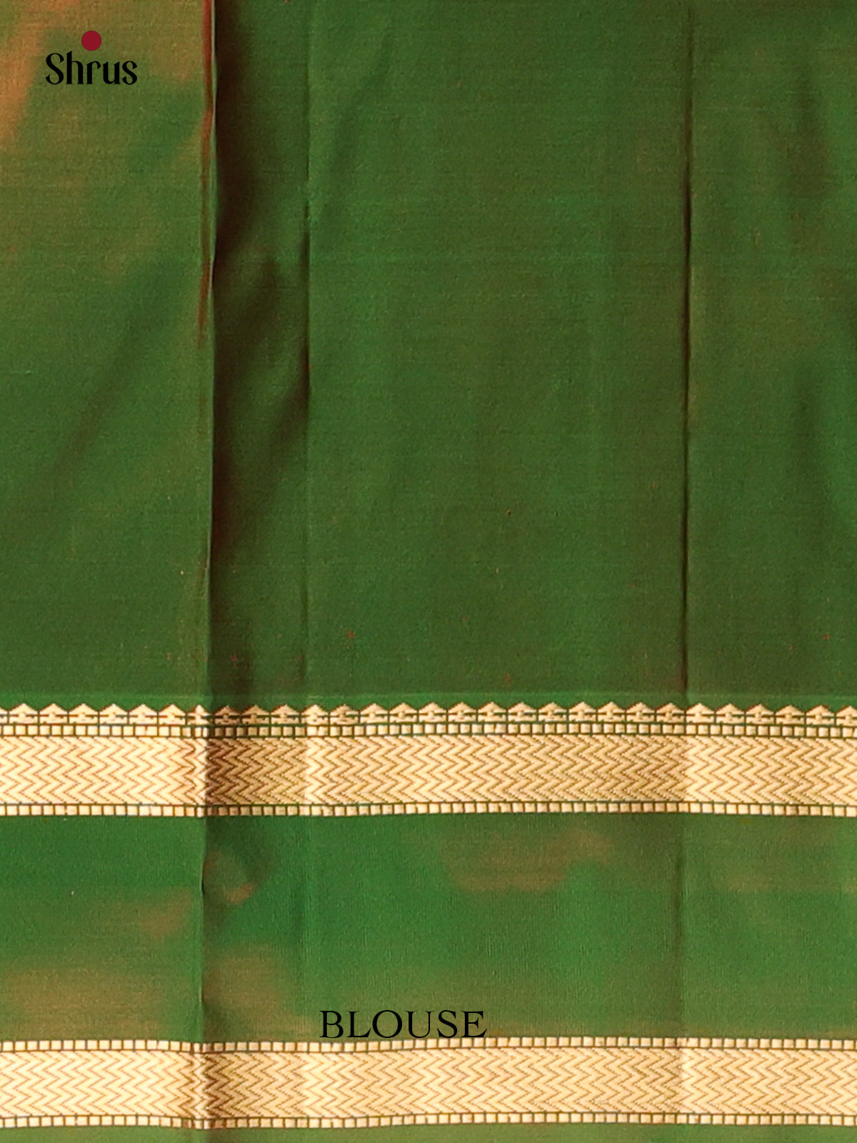 Red & Green - Kanchipuram silk Saree - Shop on Shrus.com