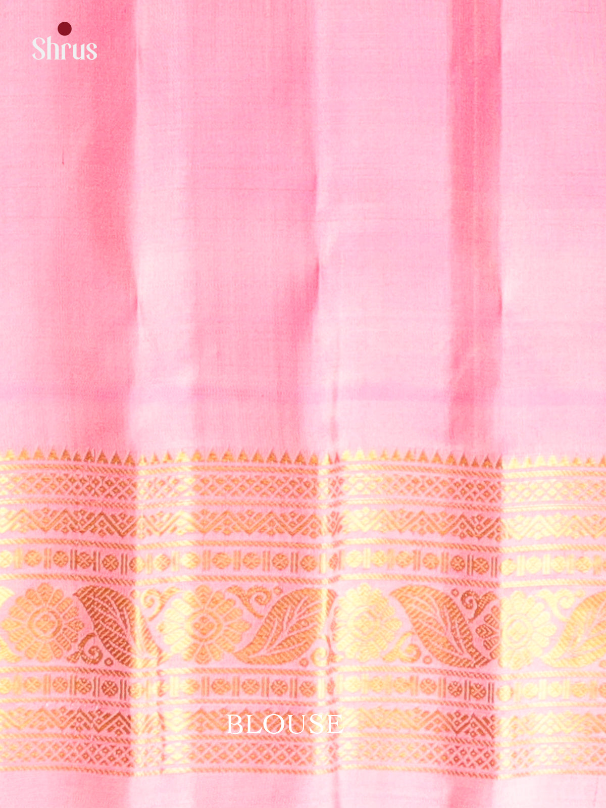 Red & Pink - Gadwal silk Saree - Shop on Shrus.com