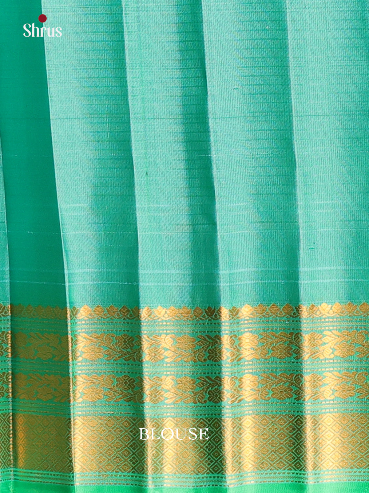 Vibrant Purple Gadwal Silk Saree with Zari Buttas & Green Zari Border-1