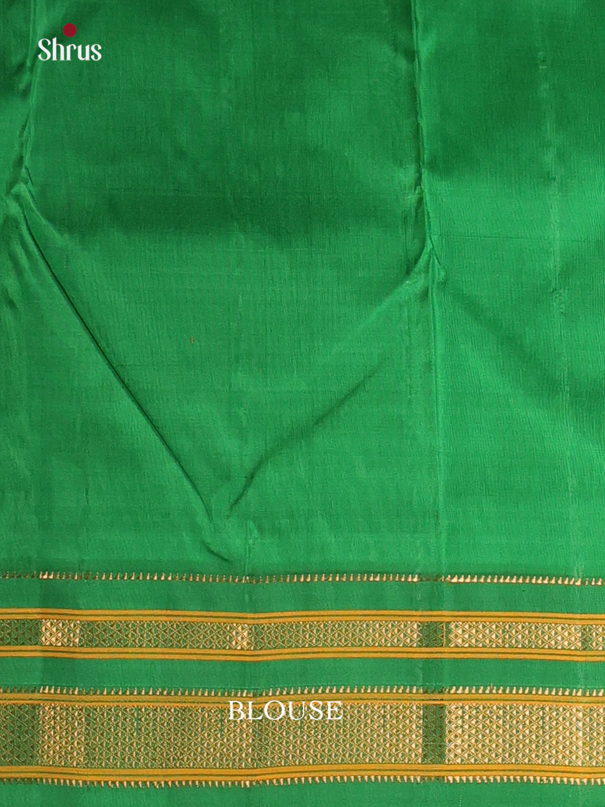 Purple & Green - Gadwal silk Saree - Shop on Shrus.com