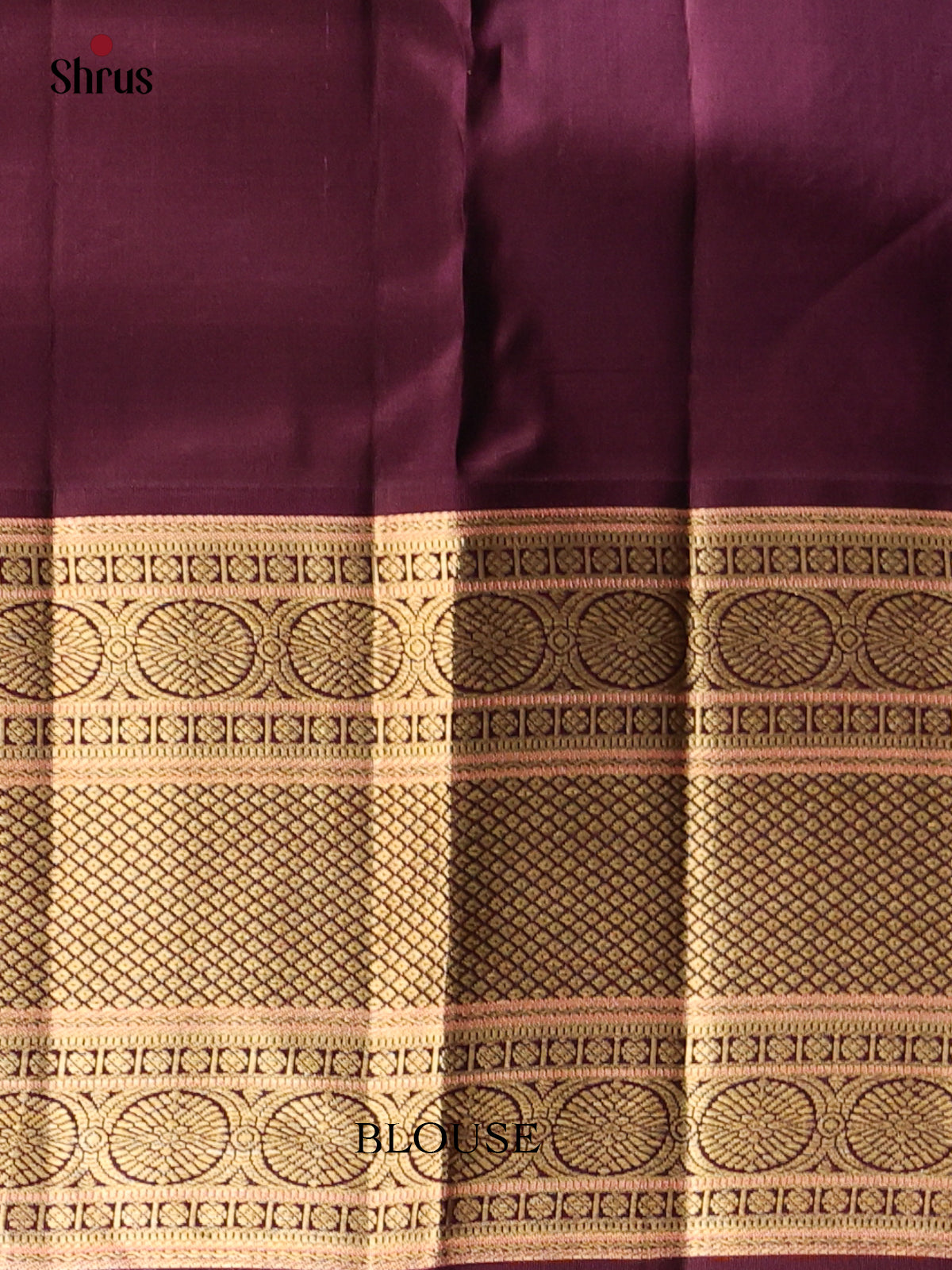 Green & Brown - Kanchipuram silk Saree - Shop on Shrus.com