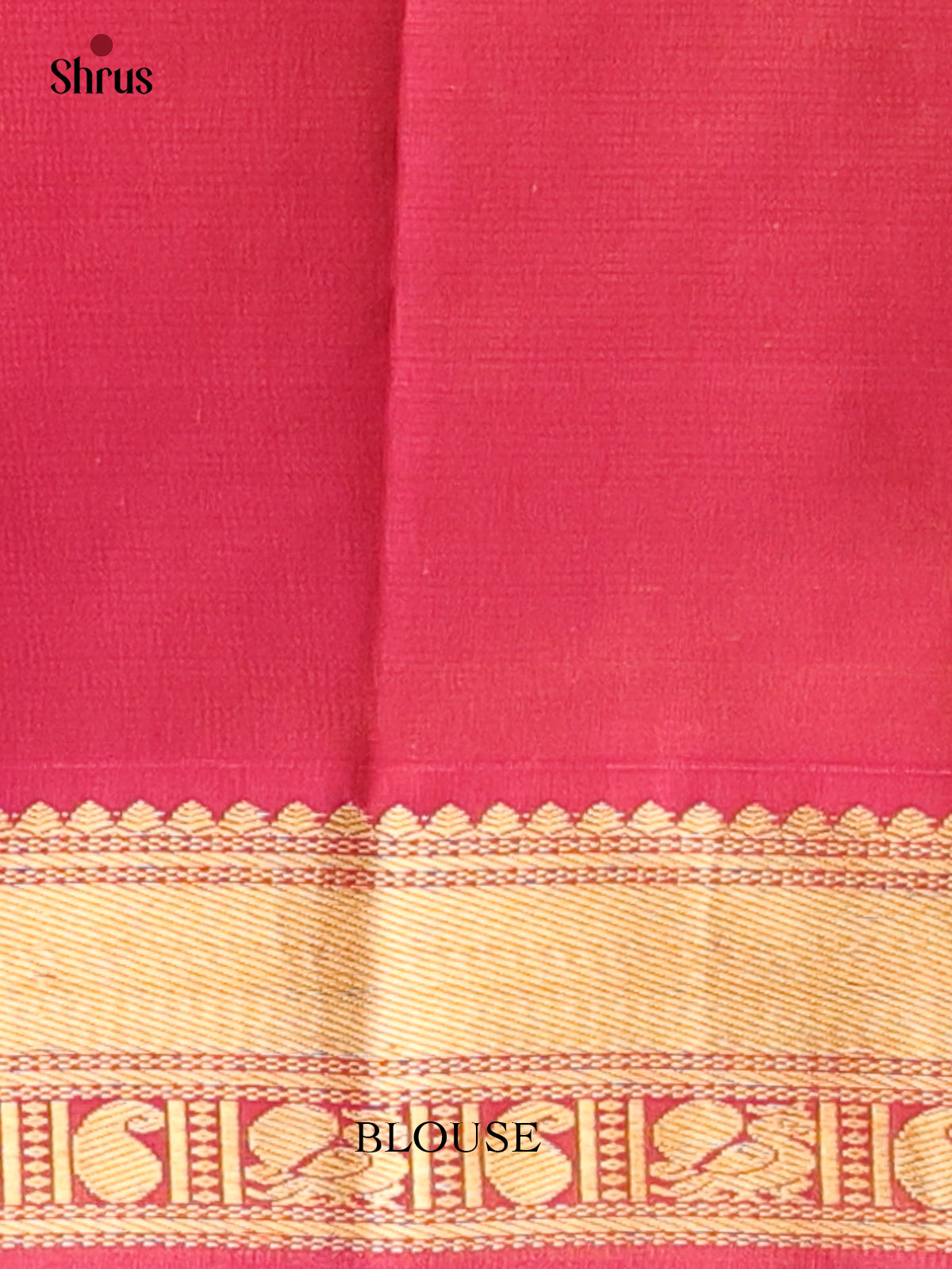 Mustardy Yellow & Maroon - Kanchipuram silk Saree - Shop on Shrus.com