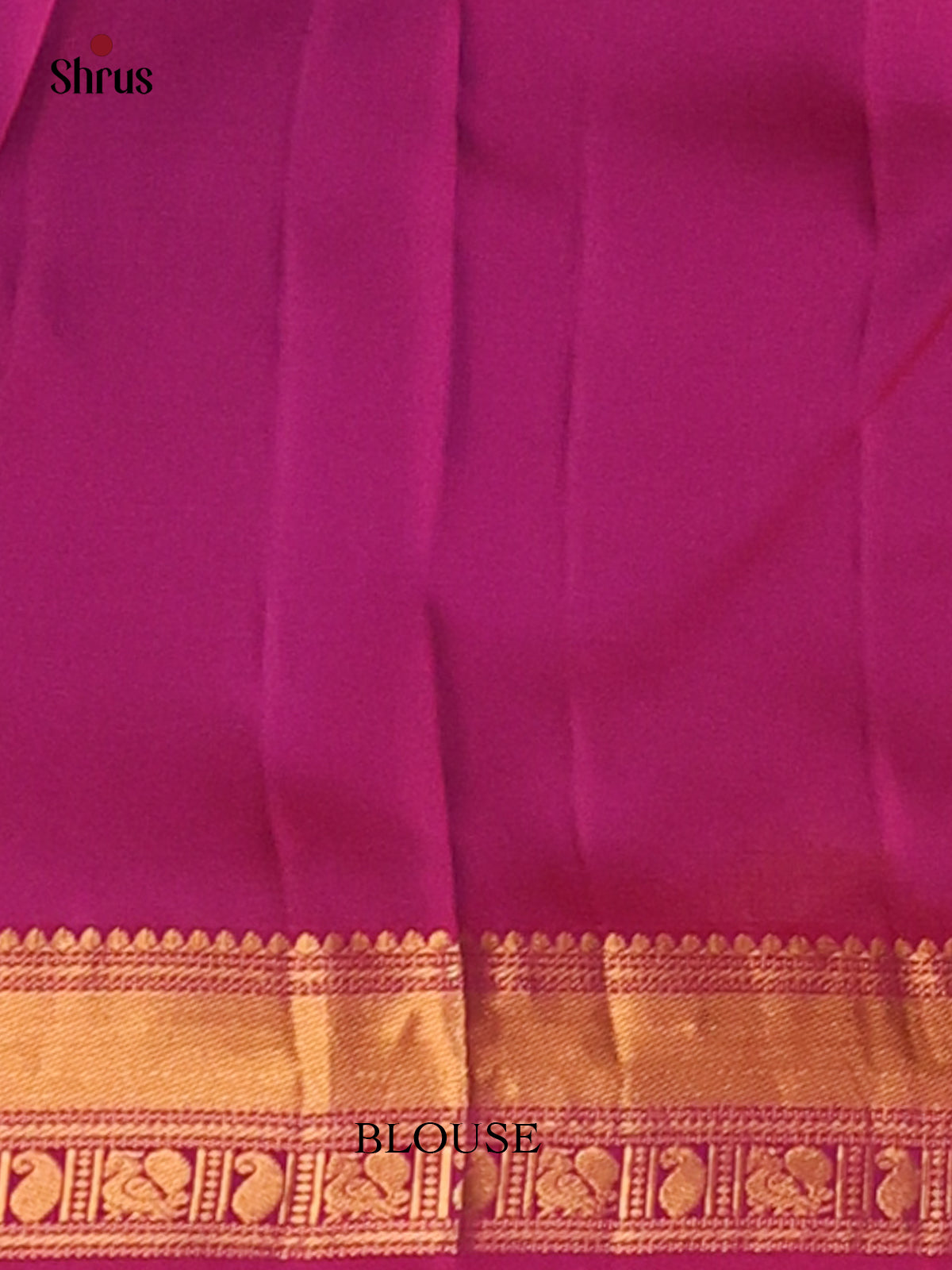 Green & Purple - Kanchipuram silk Saree - Shop on Shrus.com