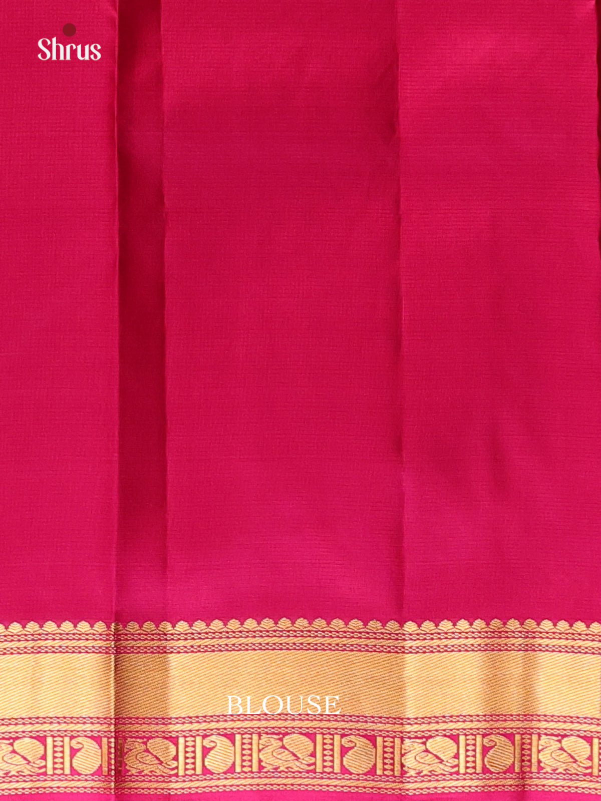 Orange & Maroon - Kanchipuram silk Saree - Shop on Shrus.com