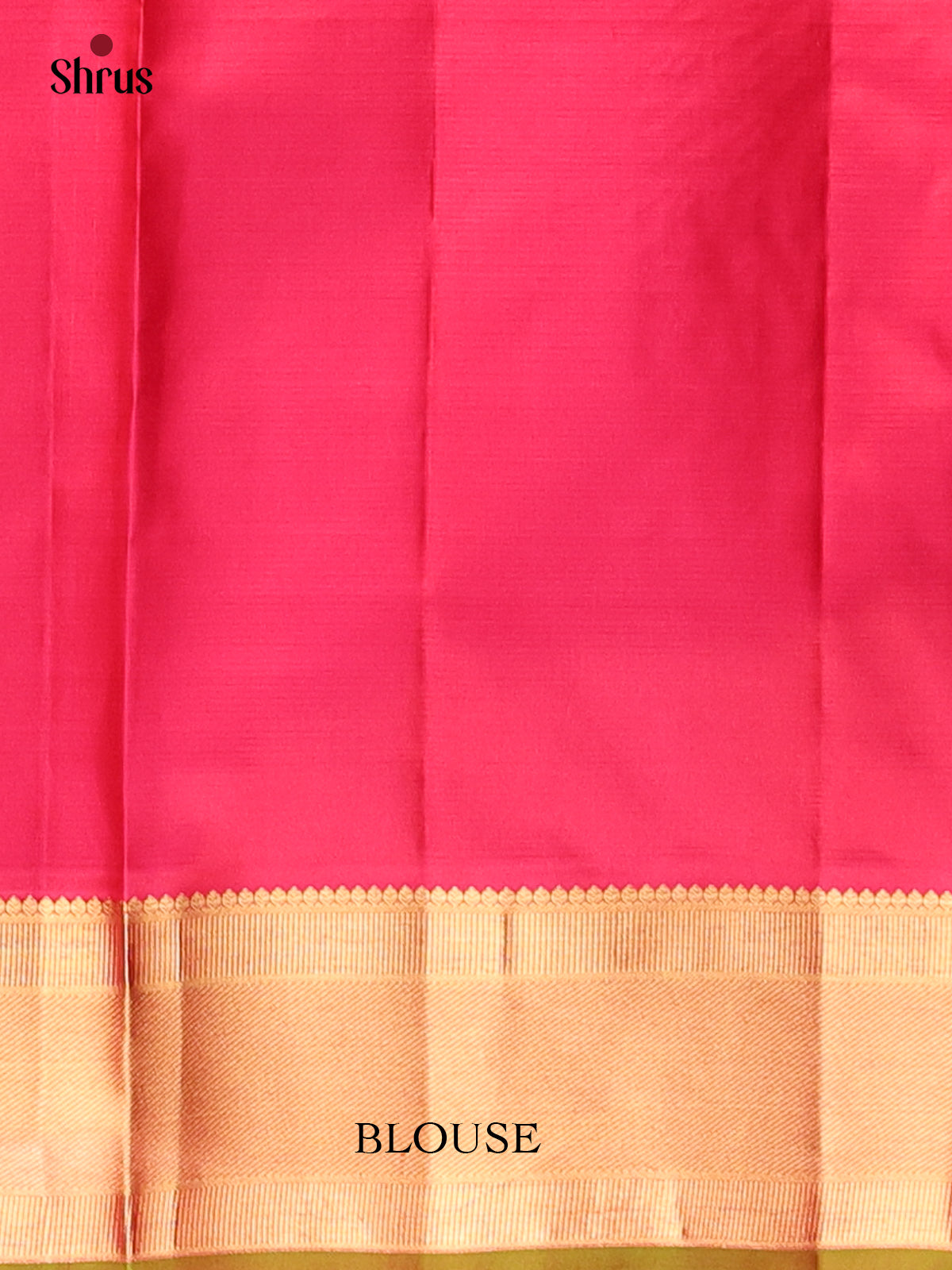 Orange & Red - Kanchipuram silk Saree - Shop on Shrus.com